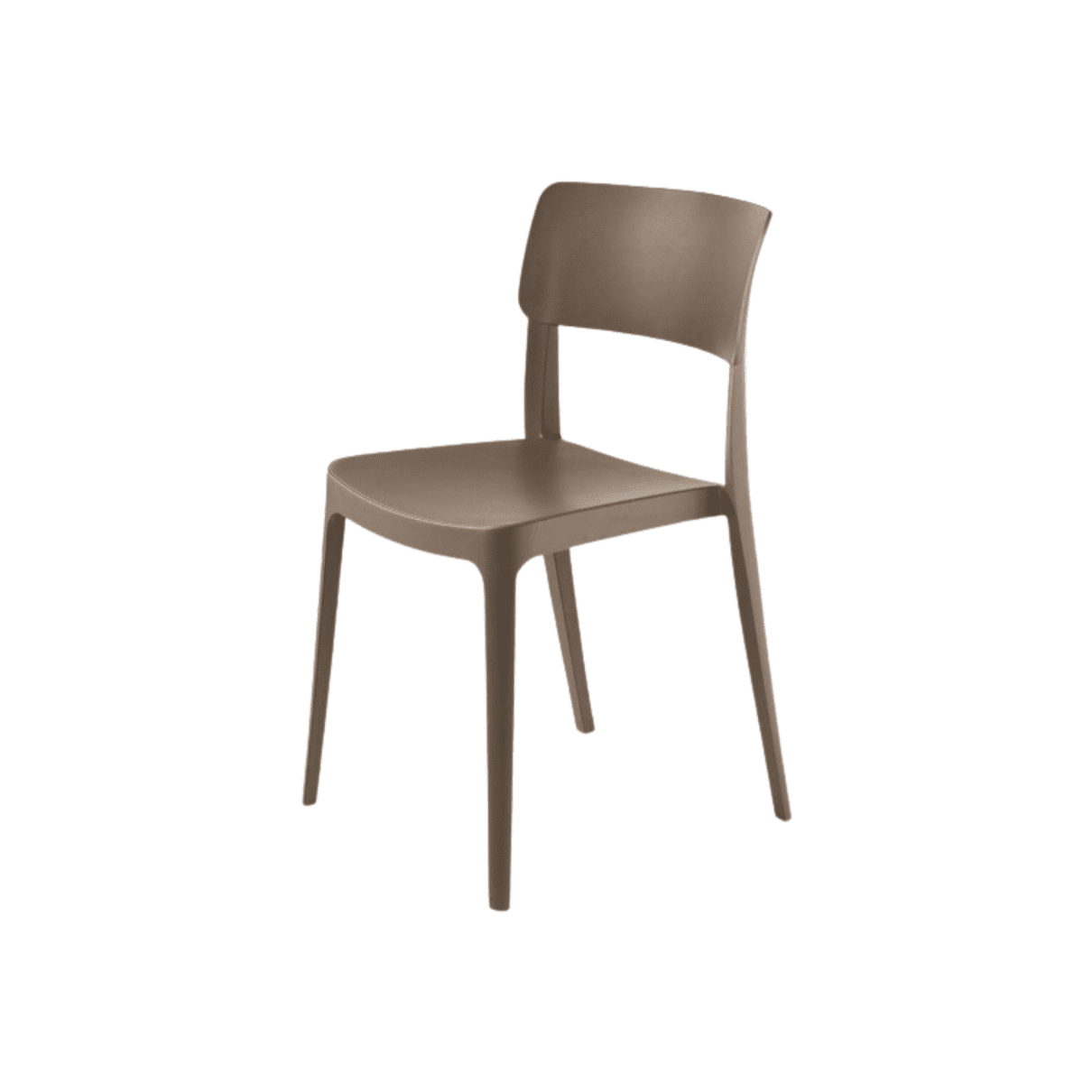 Set sedia impilabili "Maribela" in polipropilene cm 50x51 81h - MondoViro