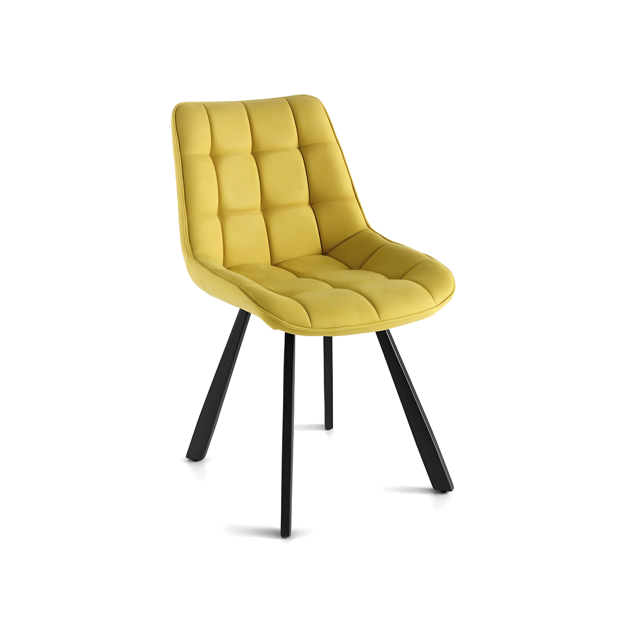 Set of padded chairs "Morgan" metal frame 49x59 cm 83h