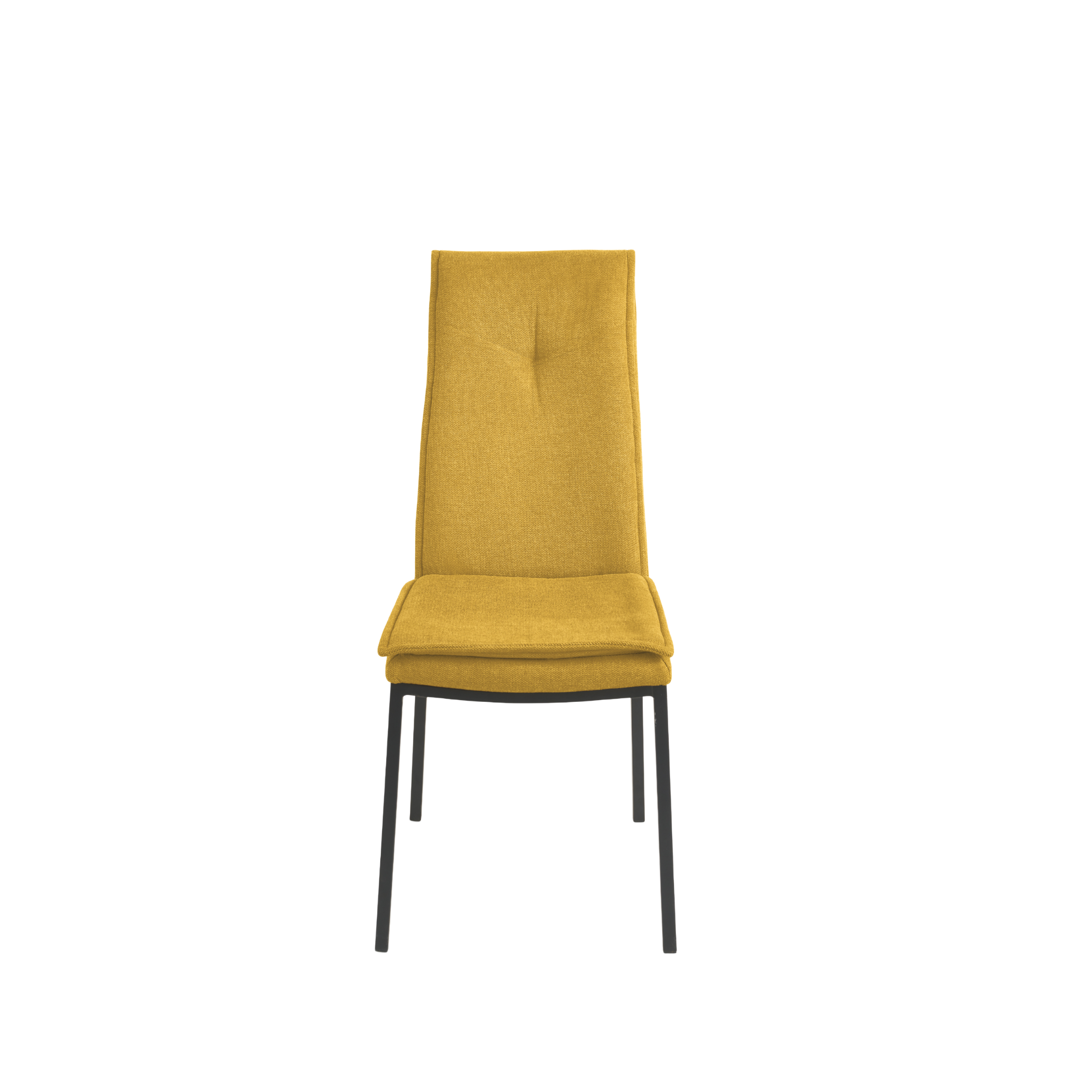 Set of "Lymba" padded dining chairs with metal frame, 45x60 cm, 98h