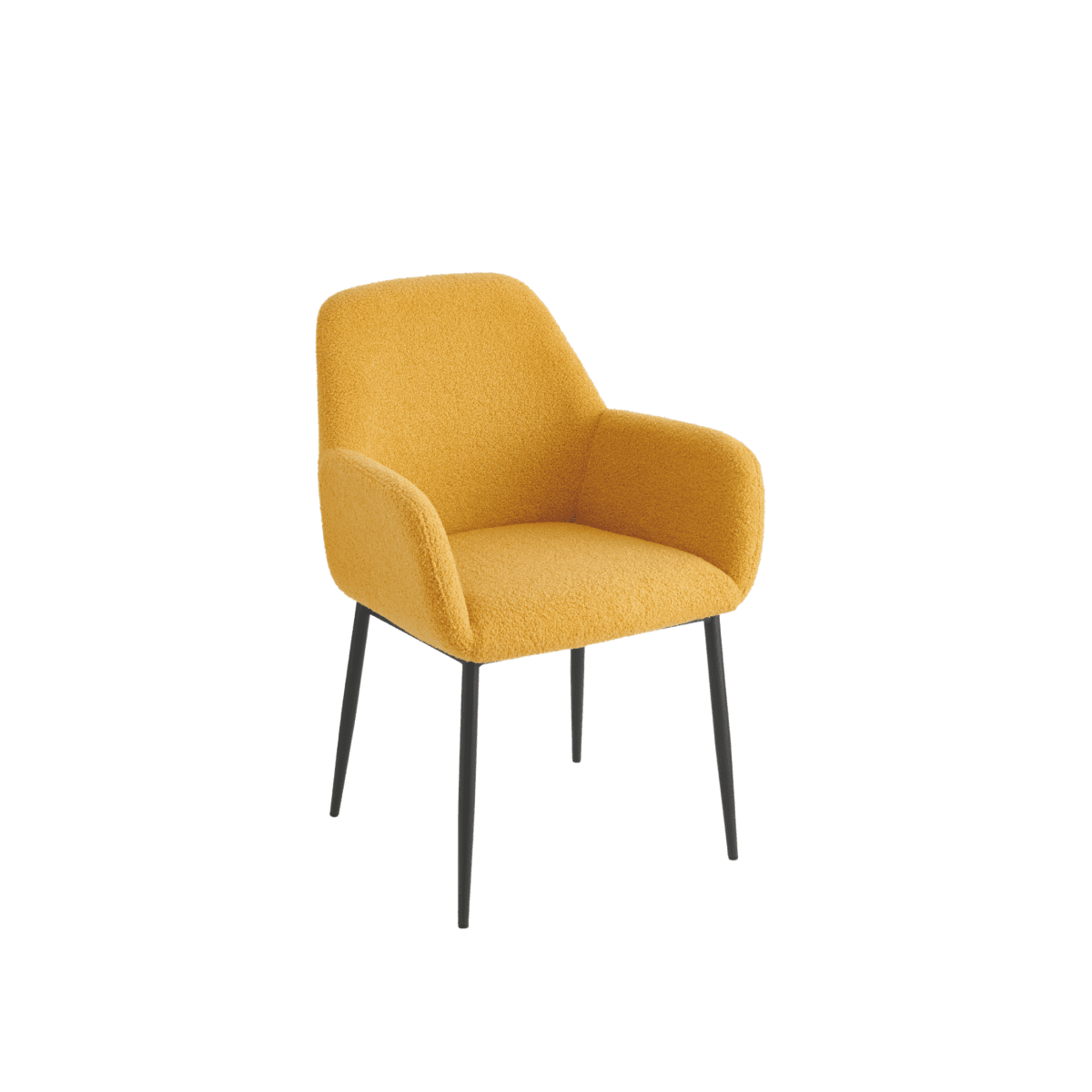 Set di sedie da pranzo "Tessandro" in tessuto imbottite cm 60x62 85h - MondoViro