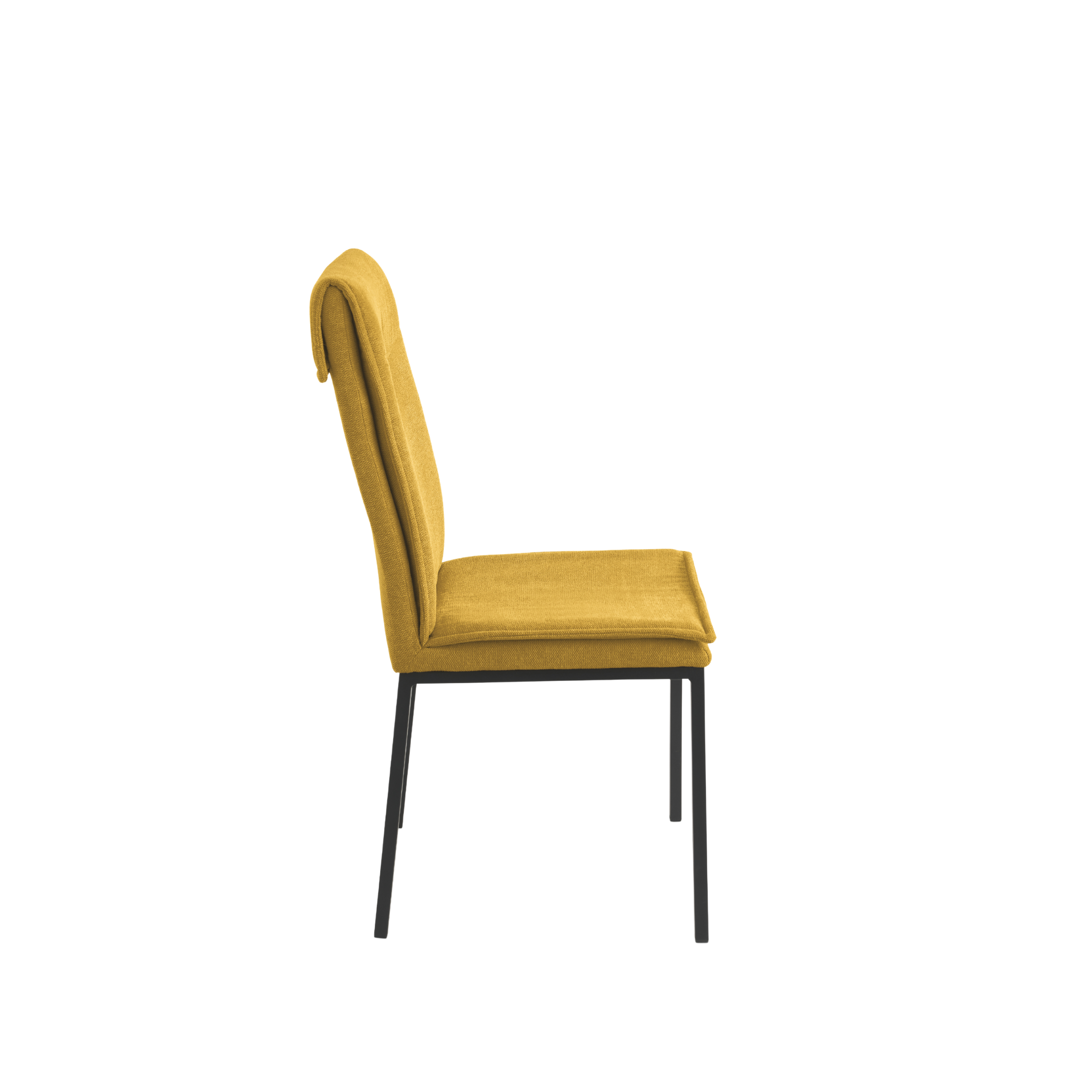 Set of "Lymba" padded dining chairs with metal frame, 45x60 cm, 98h