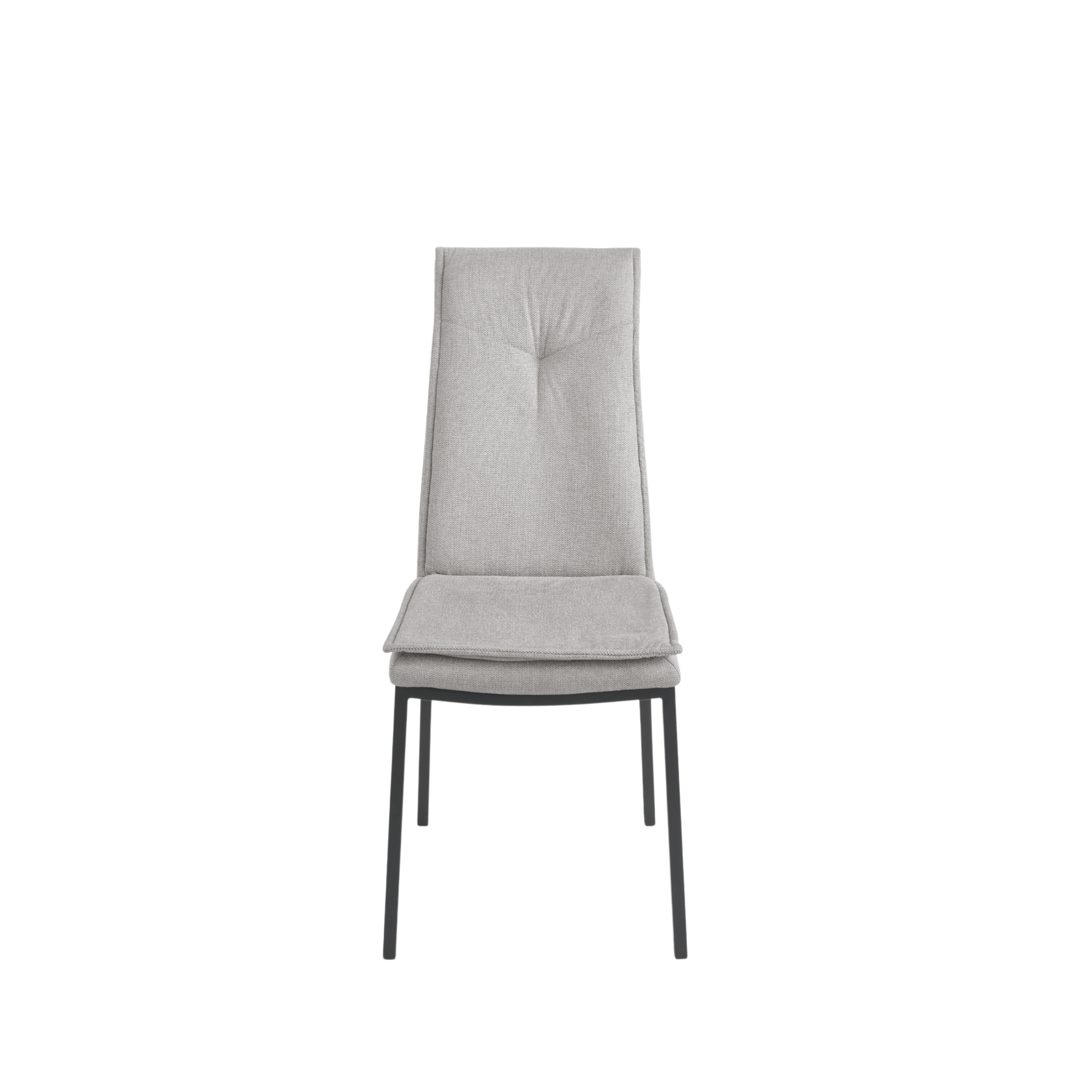 Set of "Lymba" padded dining chairs with metal frame, 45x60 cm, 98h