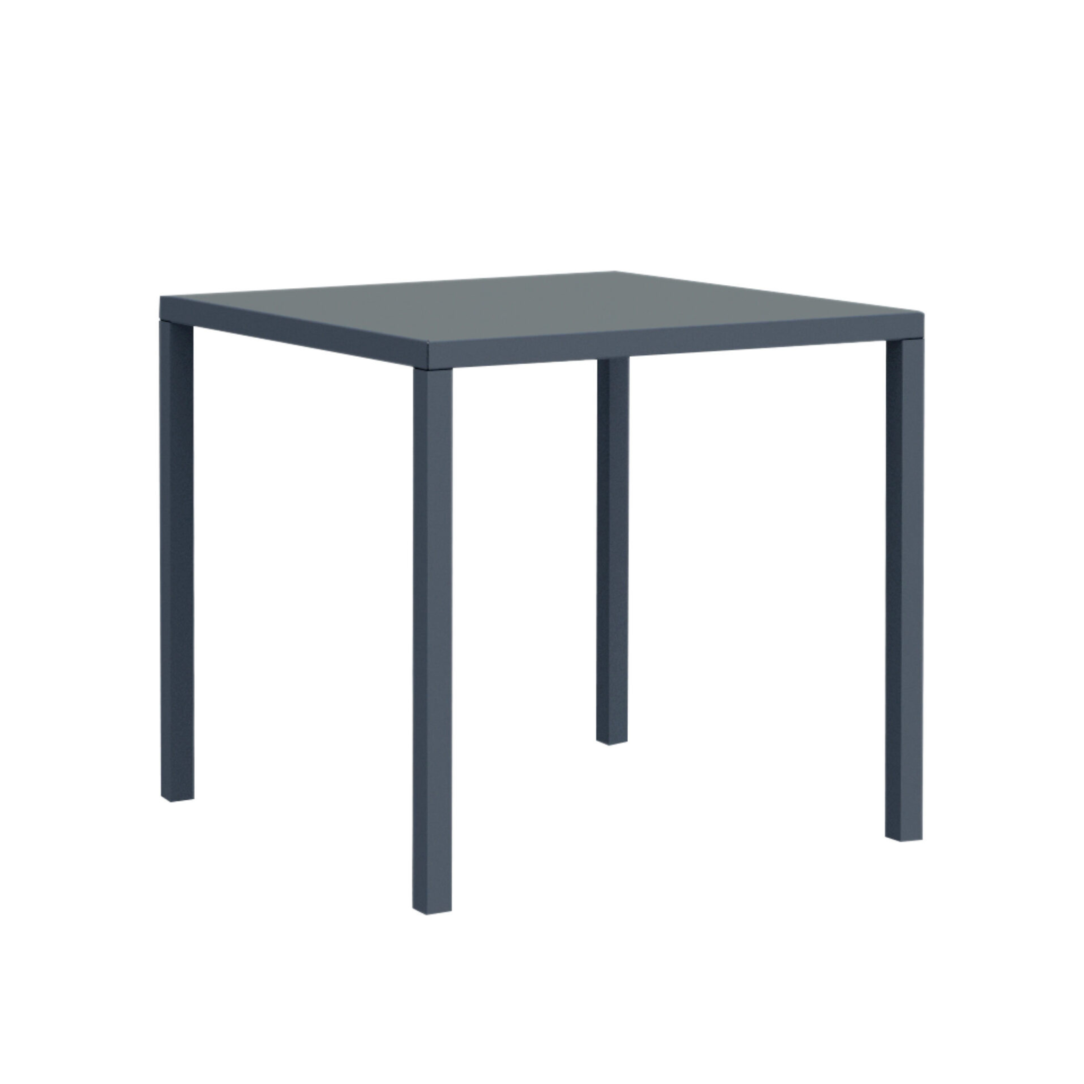 Fixed rectangular metal garden table "Quatris" 80x60 cm 75h