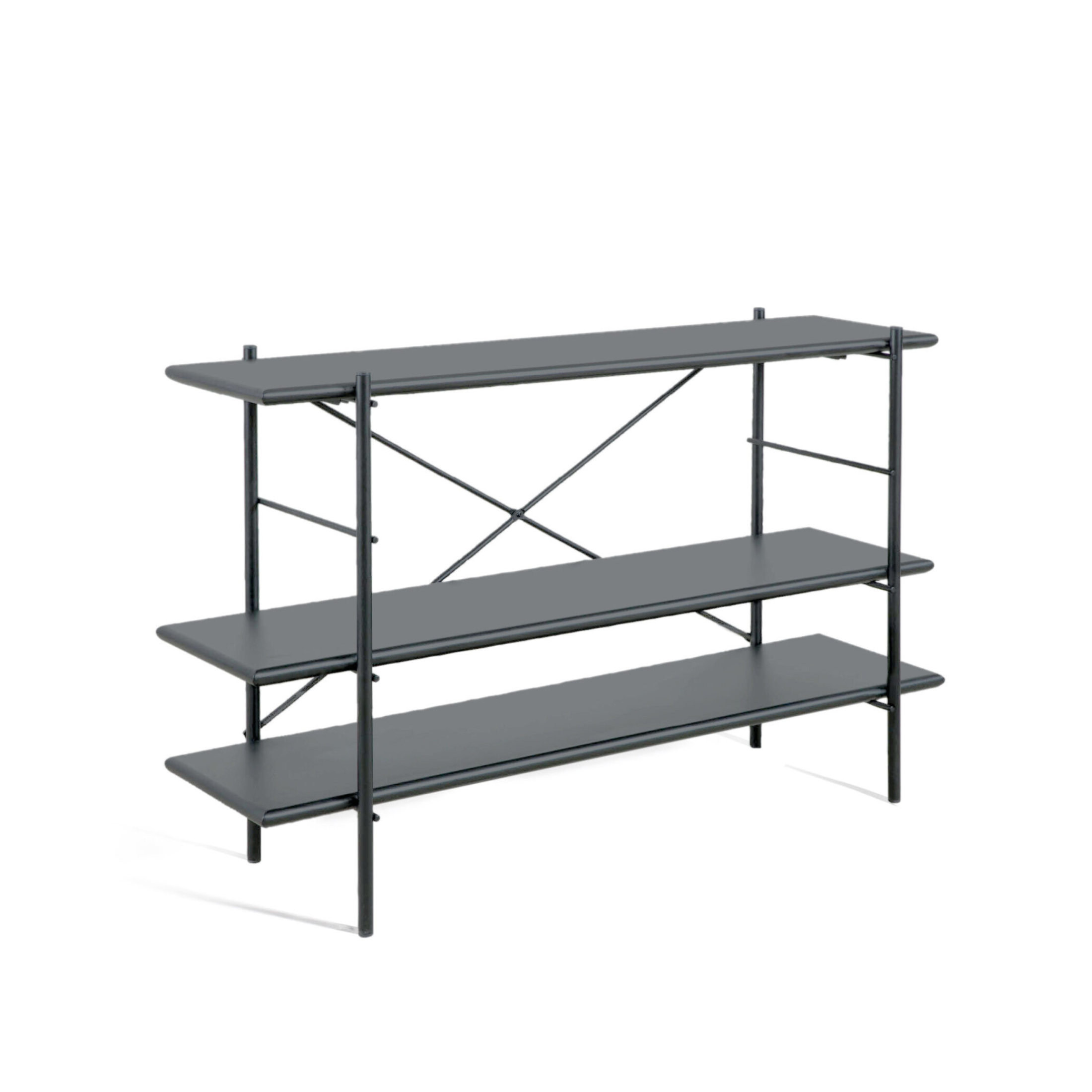 "ET" metal étagère shelf, garden bookcase 120x34 cm