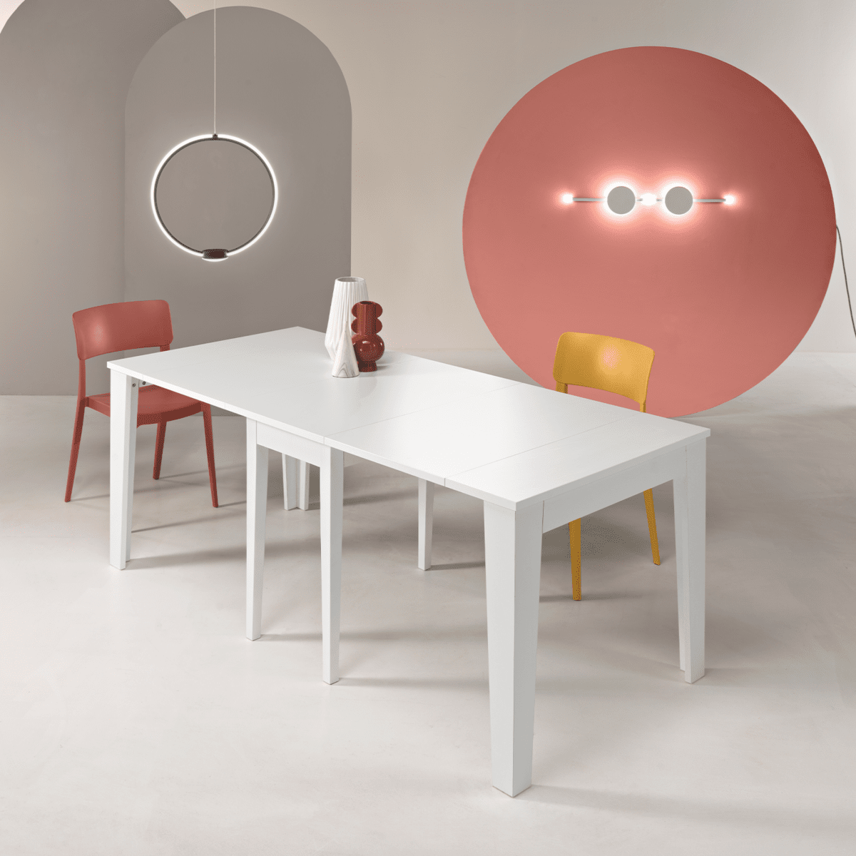 Tavolo consolle allungabile "Heidi" funzionale e versatile - MondoViro