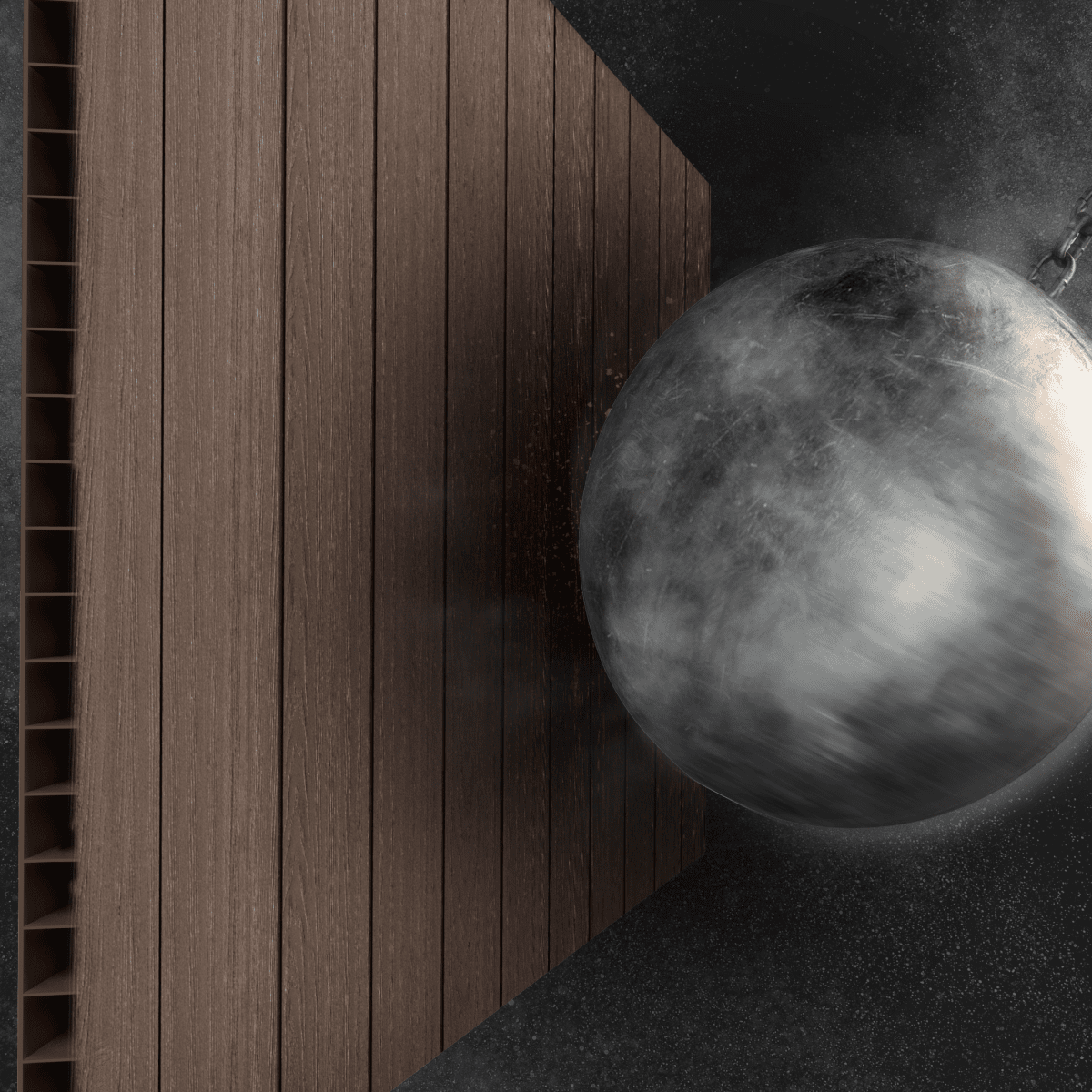 Casetta da giardino "Nido Plus 757/775" evotech marrone con doppia opzione di montaggio - MondoViro