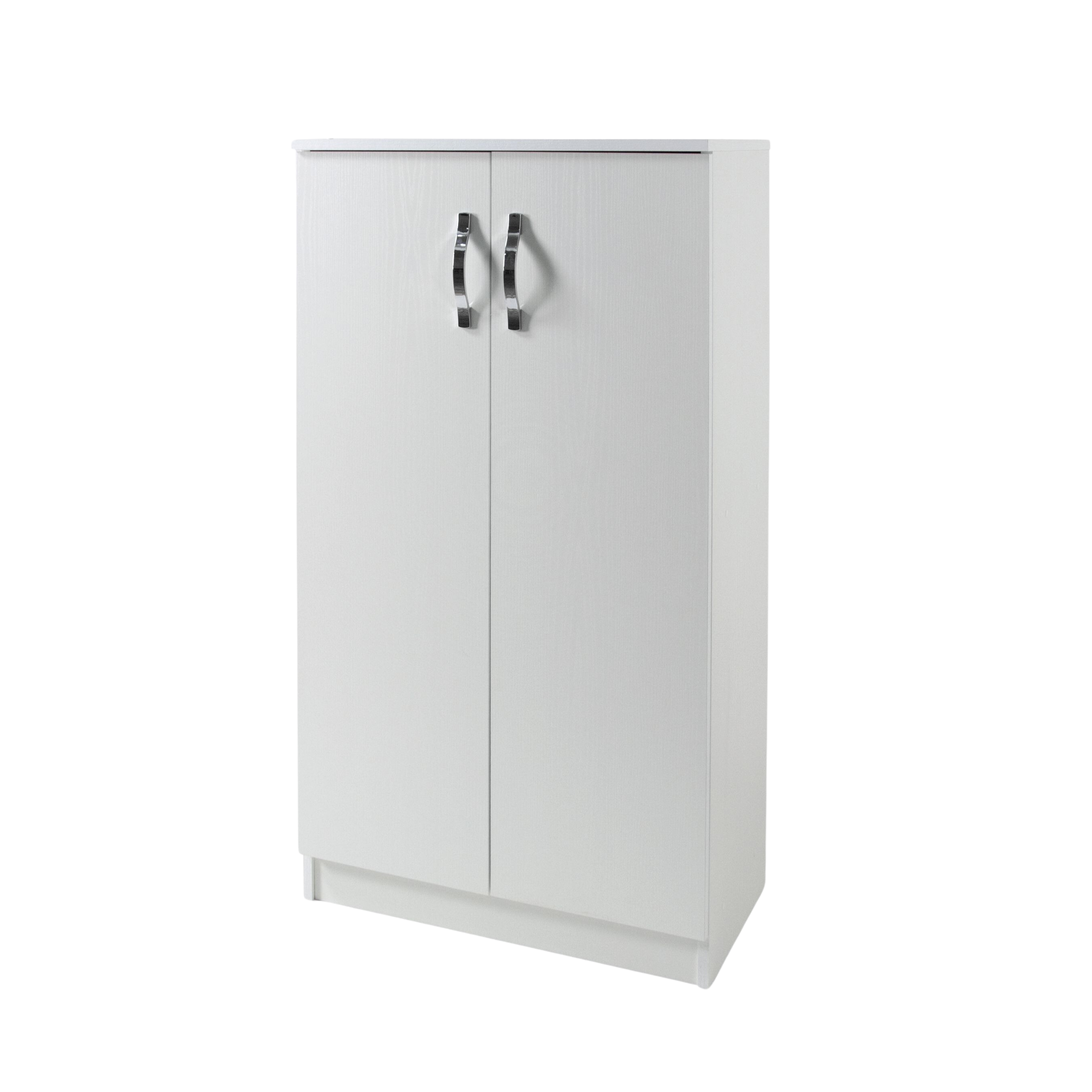 "Land" 2-door cabinet with wooden shelves, 71x38 cm, 130 cm high