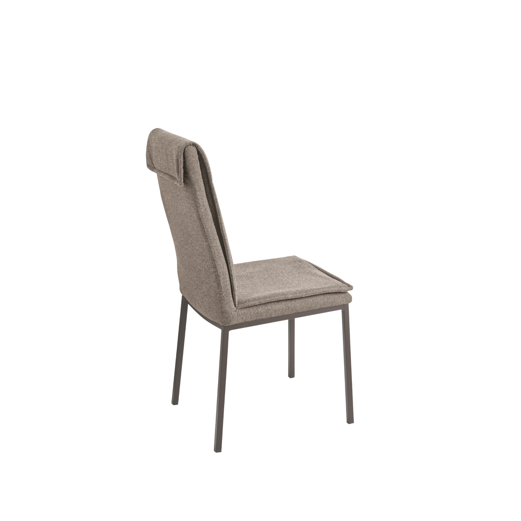 Set of "Lymba" padded dining chairs with metal frame, 45x60 cm, 98h
