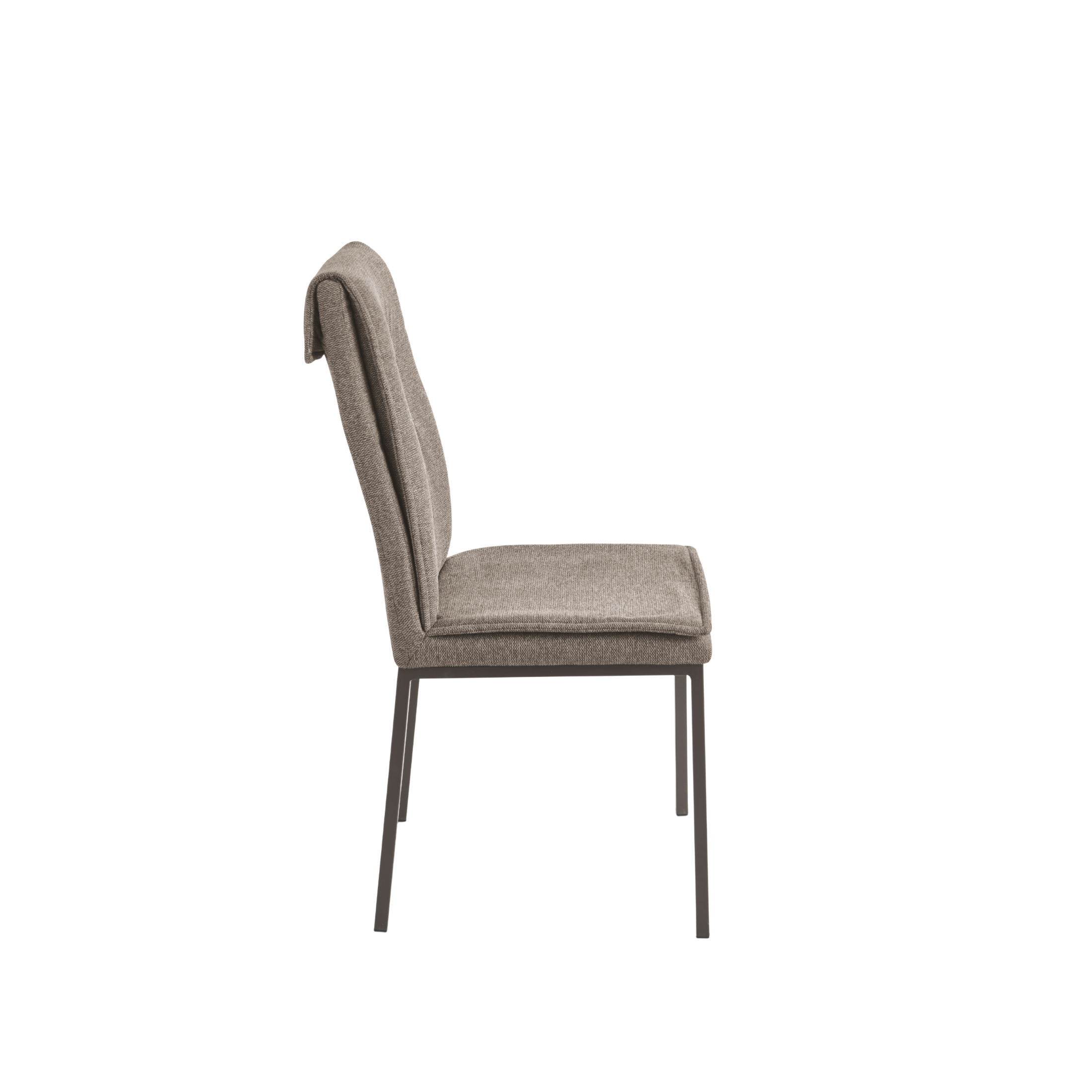 Set of "Lymba" padded dining chairs with metal frame, 45x60 cm, 98h