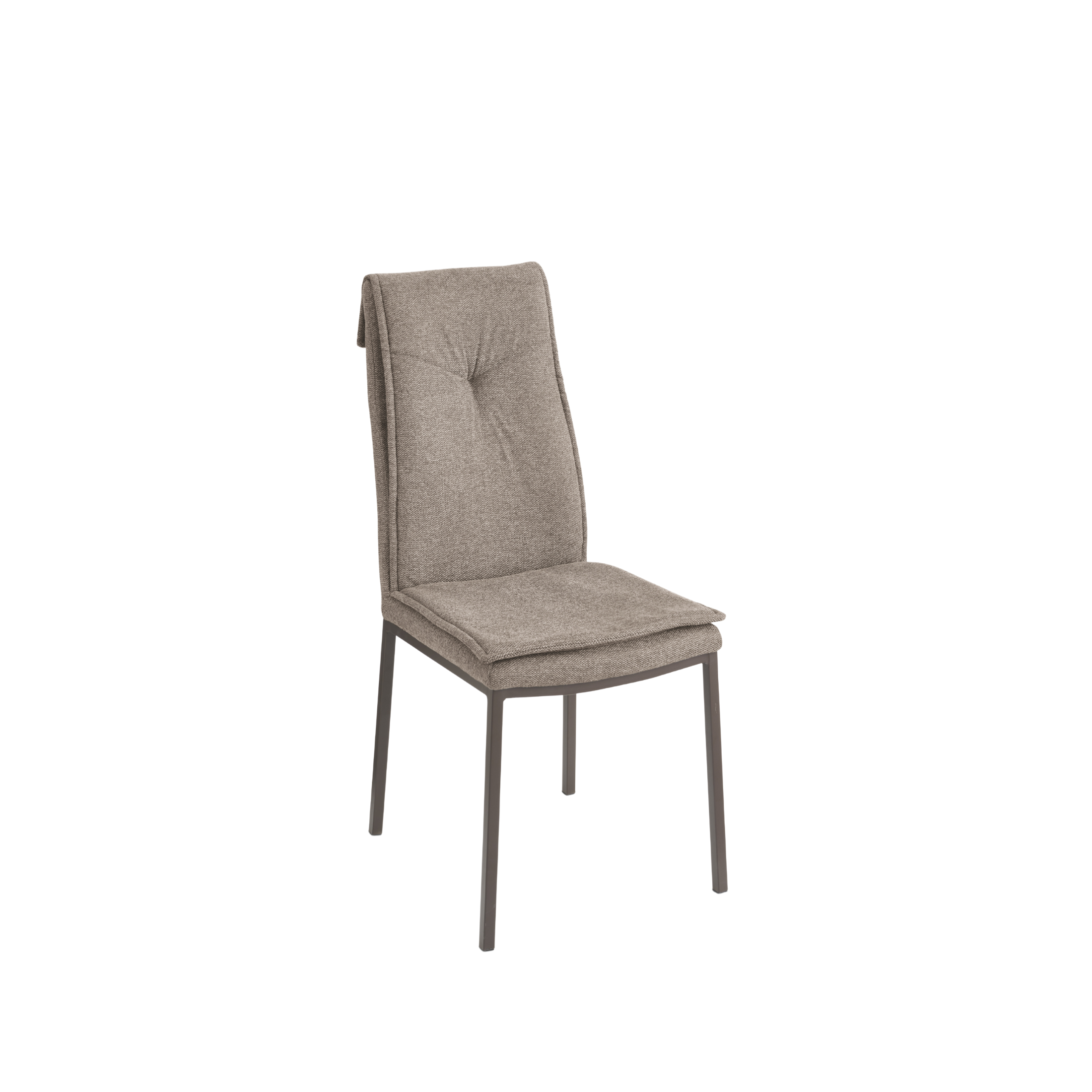 Set of "Lymba" padded dining chairs with metal frame, 45x60 cm, 98h