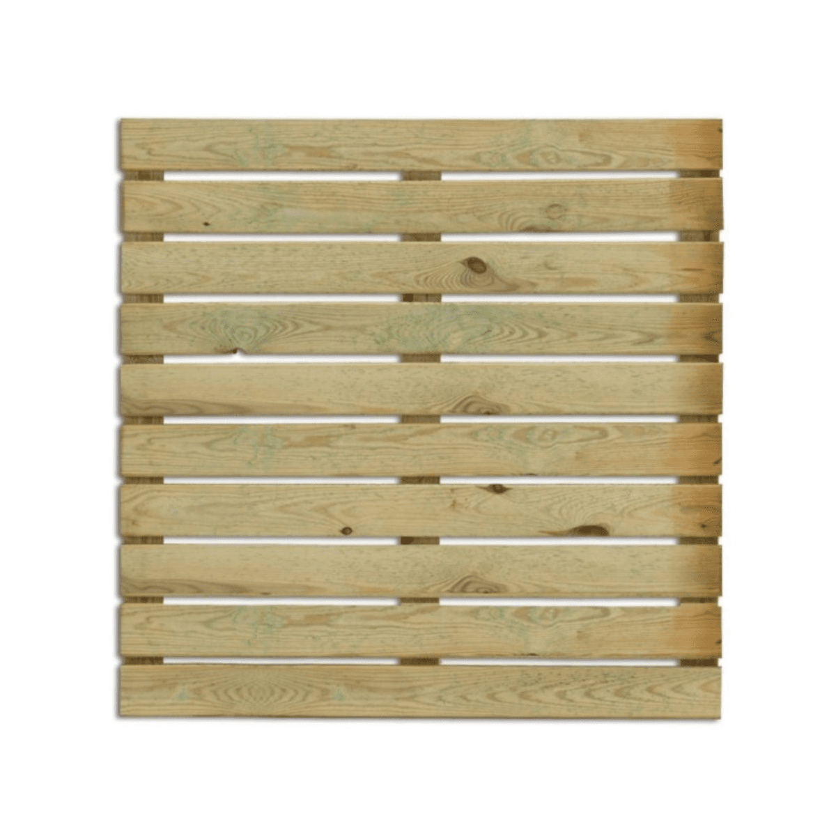 Mattonella "Kiwi" in legno di conifera impregnato in autoclave cm 100x100 3,8h - MondoViro