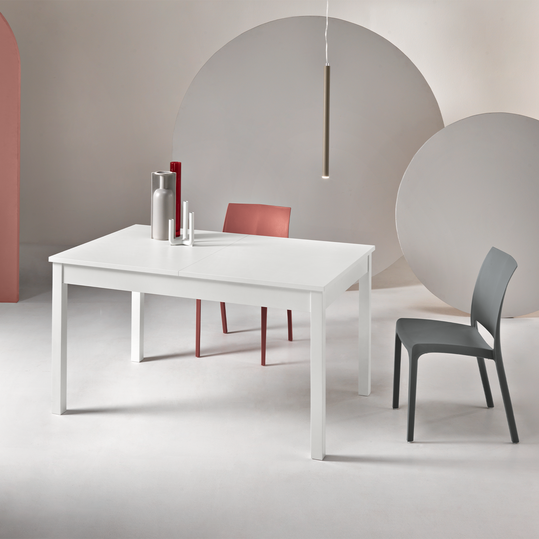 "Malaga" extendable modern dining table 140/220x90 cm 76h