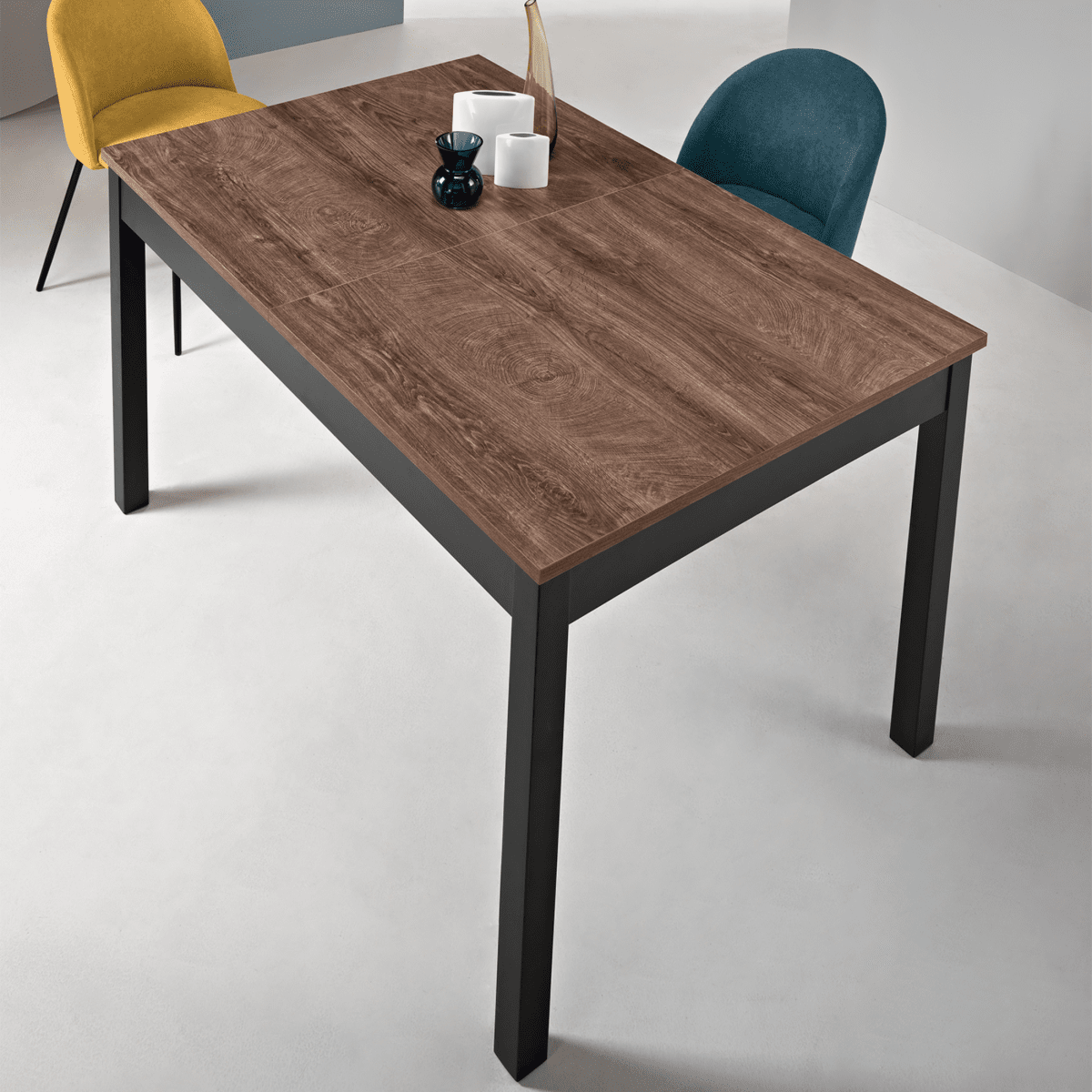 Tavolo da pranzo "Malaga" allungabile moderno cm 140/220x90 76h - MondoViro