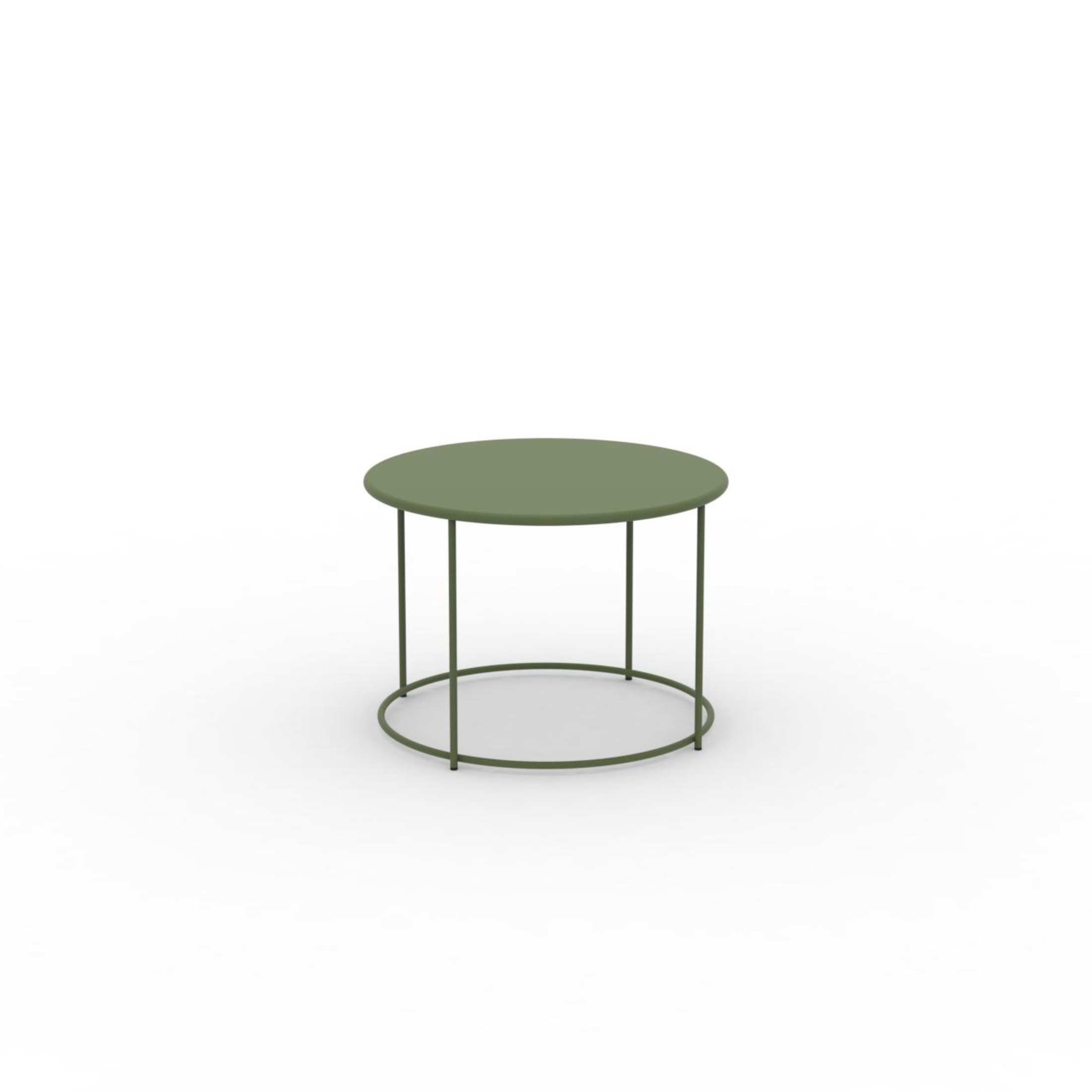 "Daisy" round metal coffee table for the garden, height 45 cm