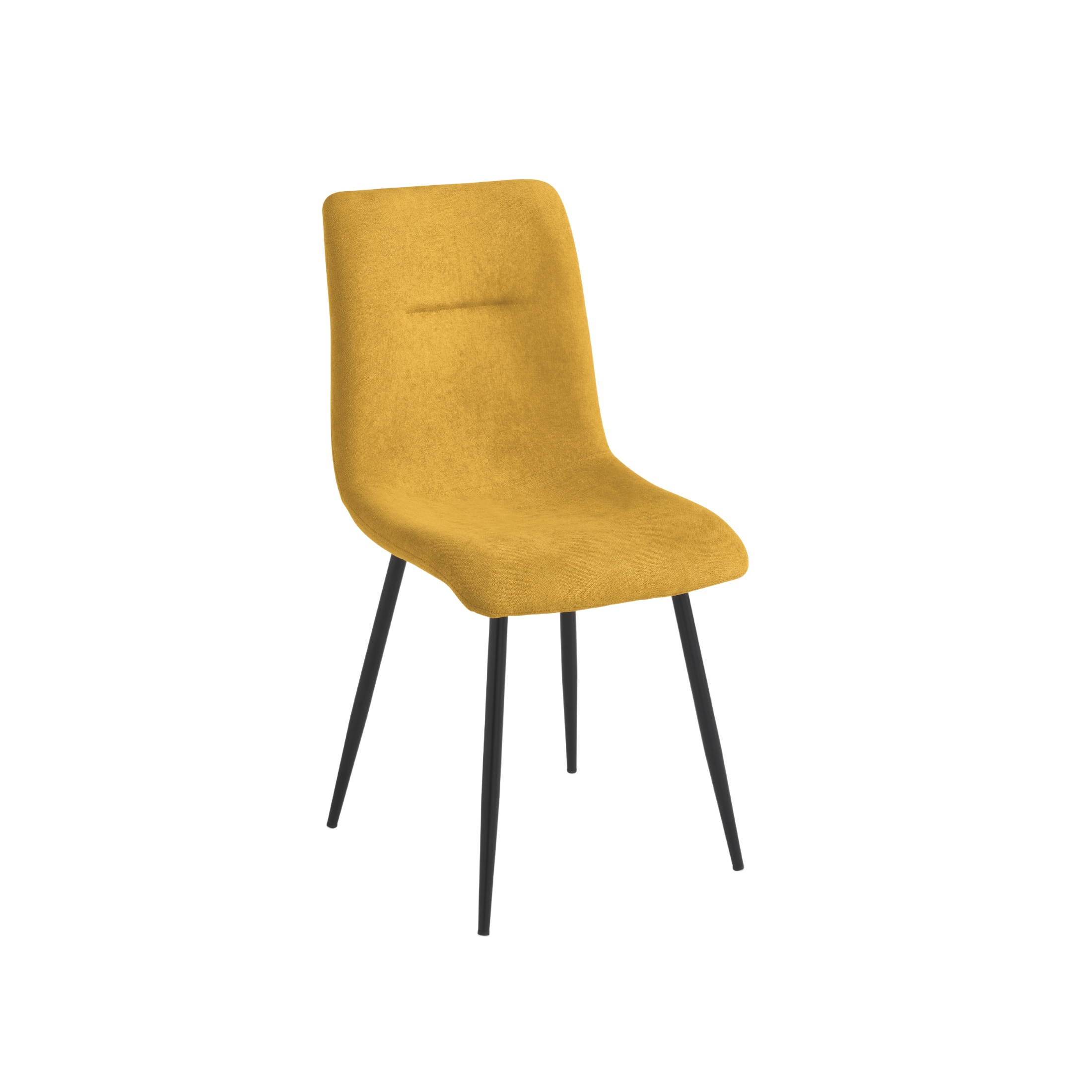 Set of modern padded "Nymara" fabric chairs, 45x59 cm, 90 cm high.
