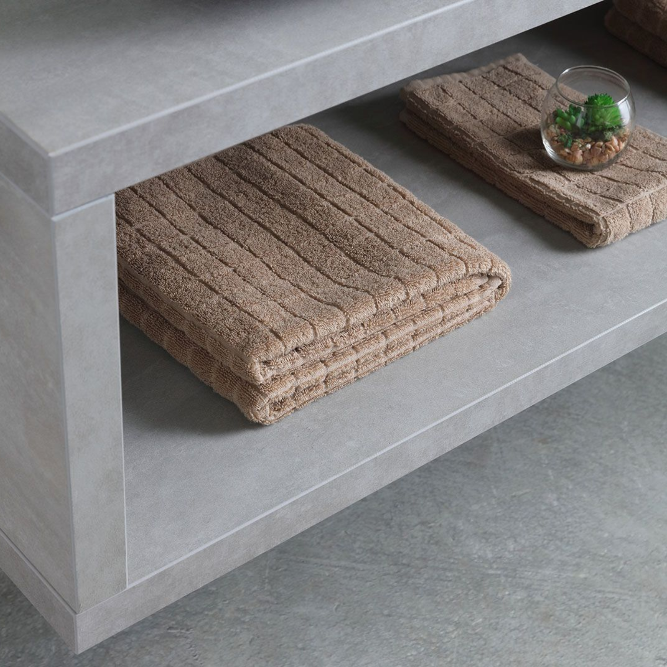 "Naxos" 120cm grey wall-hung bathroom cabinet with double matt black square sink and round mirrors