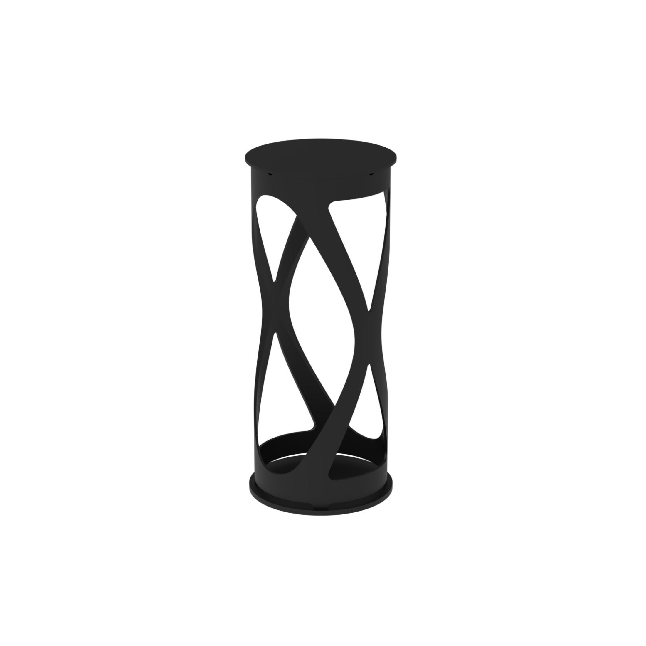 "Luna" rechargeable outdoor metal table lamp, 12x12 cm, 26 hours