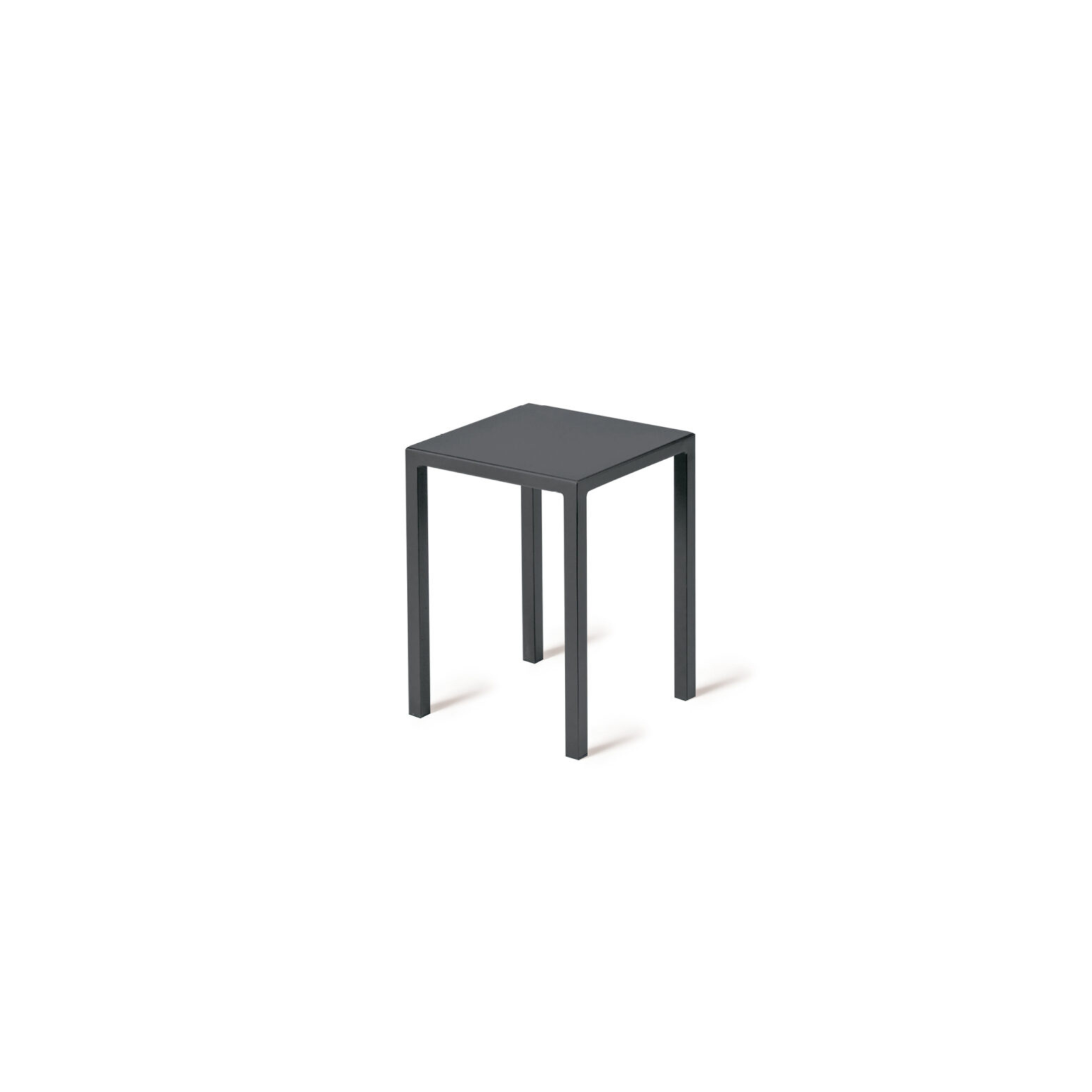 Quatris Modern Metal Low Stool, Garden Coffee Table