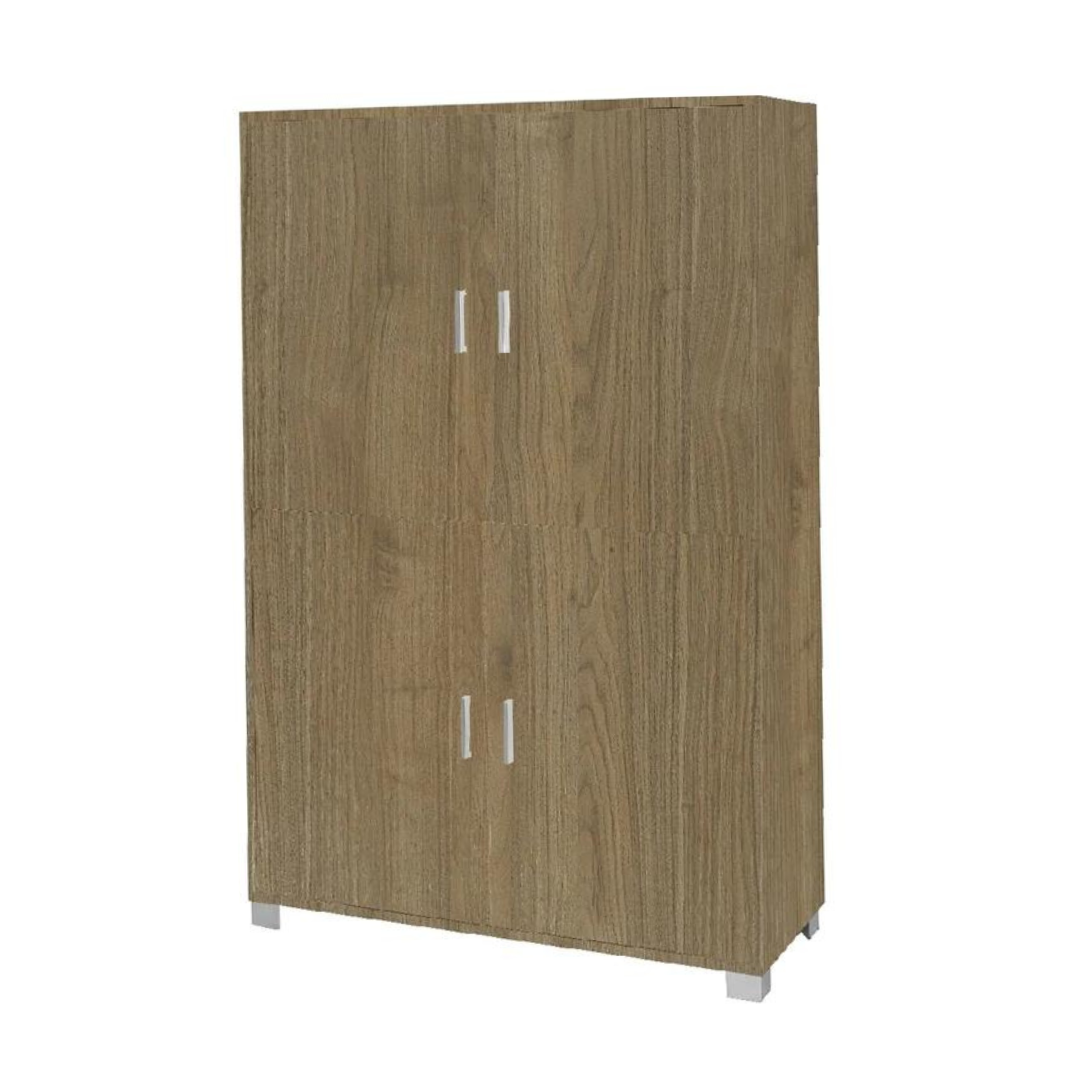 "Enigma" 4-door multipurpose wooden wardrobe, resistant and elegant, 108x41 cm, 161h