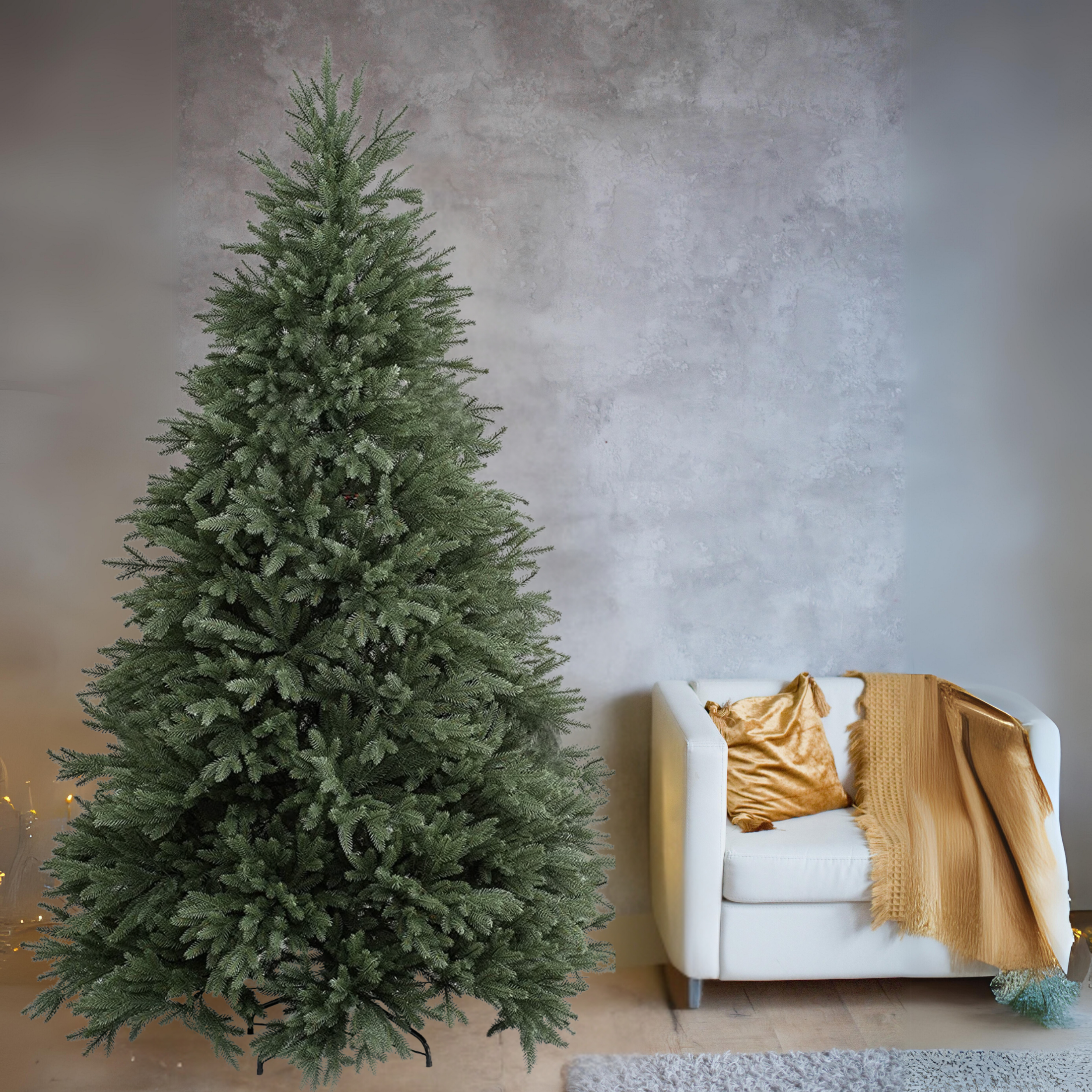 100% modern "North Star" Christmas tree in high quality Real Touch PE effect