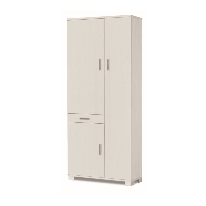Elegant 3-door, 1-drawer "Raffy" wooden cabinet, 77x34 cm, 178h
