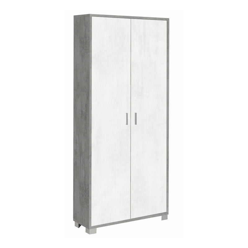 2-door wooden cabinet with feet "Venere1" modern wardrobe cm 83x29 190h