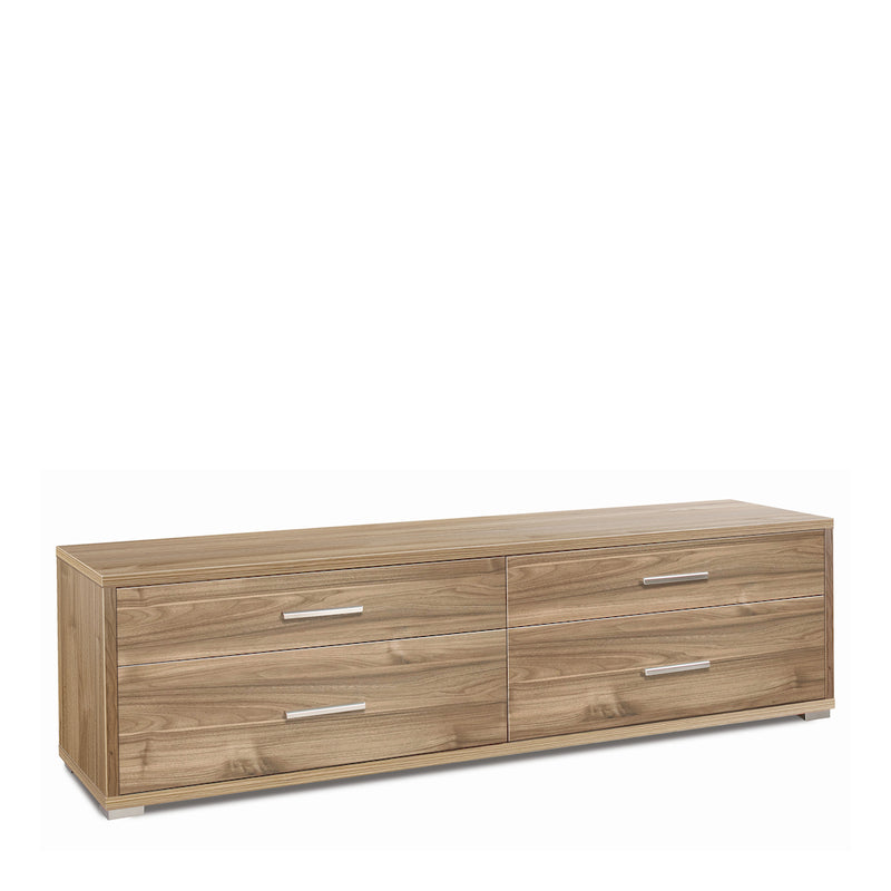 "Pedro" modern wooden 4-drawer entrance cabinet, 179x47 cm, 50 cm high