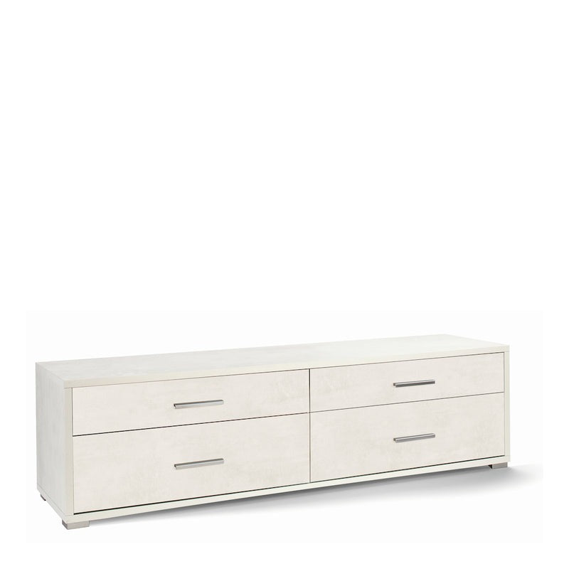 "Pedro" modern wooden 4-drawer entrance cabinet, 179x47 cm, 50 cm high
