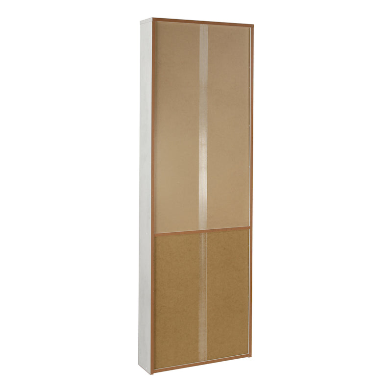 "Bea" modern spacious 5-door wooden shoe rack, 63x29 cm, 190 cm high