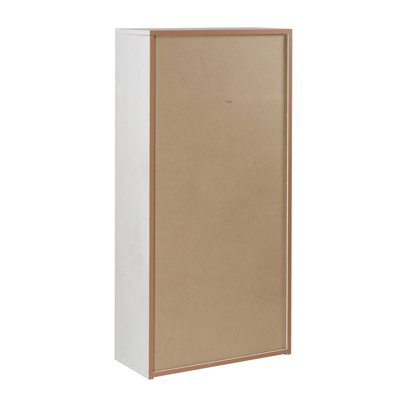 "Praga" 3-door, 1-drawer wooden shoe rack, 63x29 cm, 127 cm high