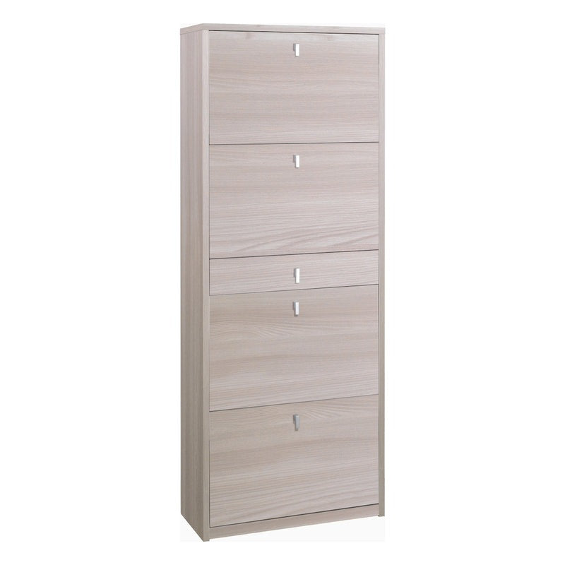 "Rebecca" 4-door, 1-drawer wooden shoe rack, 63x29 cm, 164 cm high