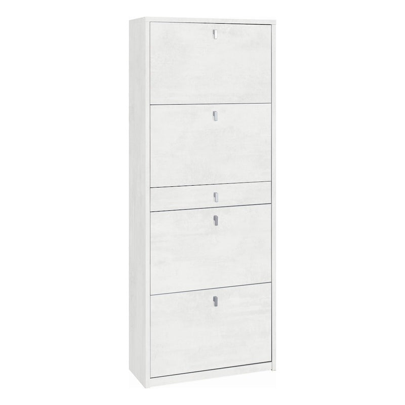 "Rebecca" 4-door, 1-drawer wooden shoe rack, 63x29 cm, 164 cm high