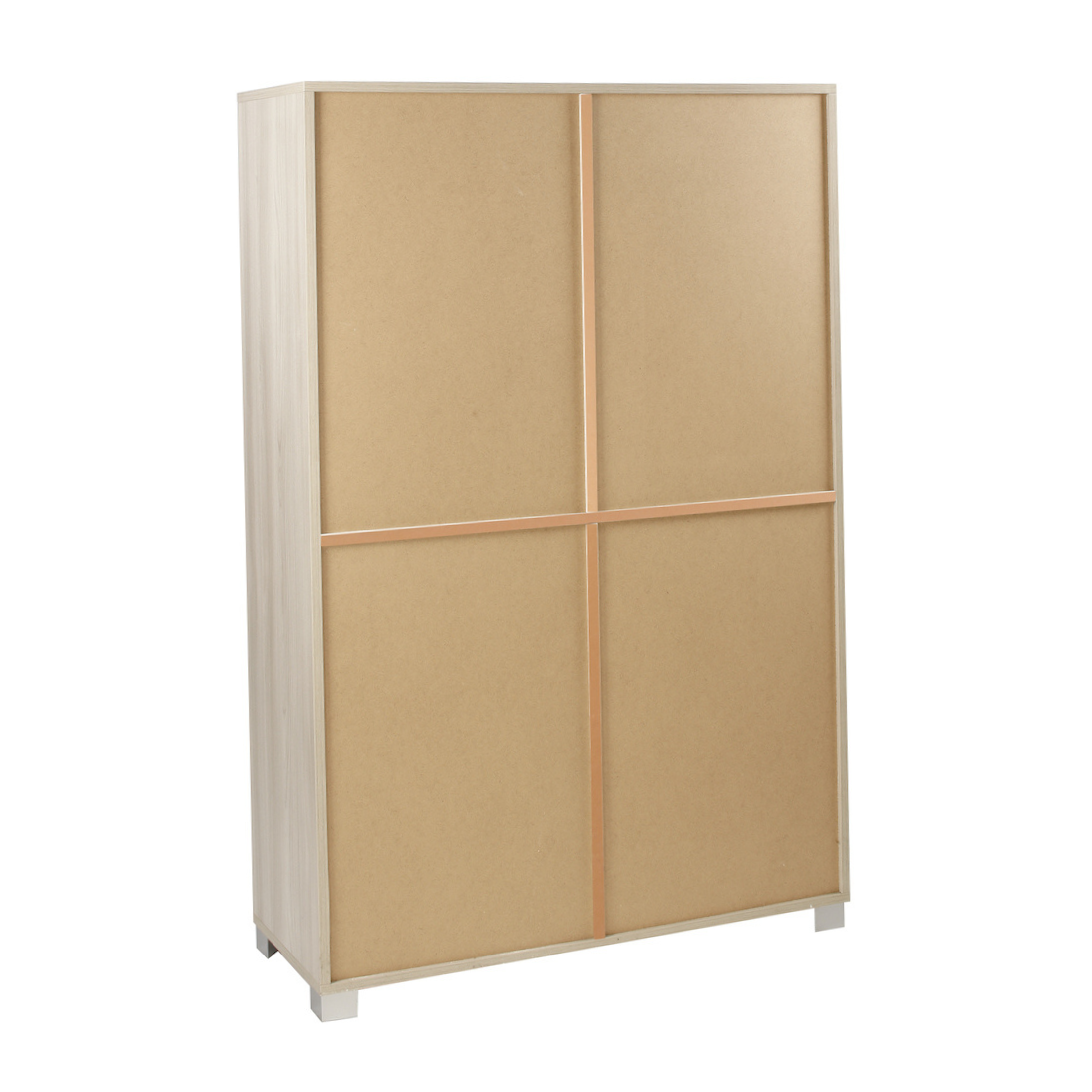 "Enigma" 4-door multipurpose wooden wardrobe, resistant and elegant, 108x41 cm, 161h