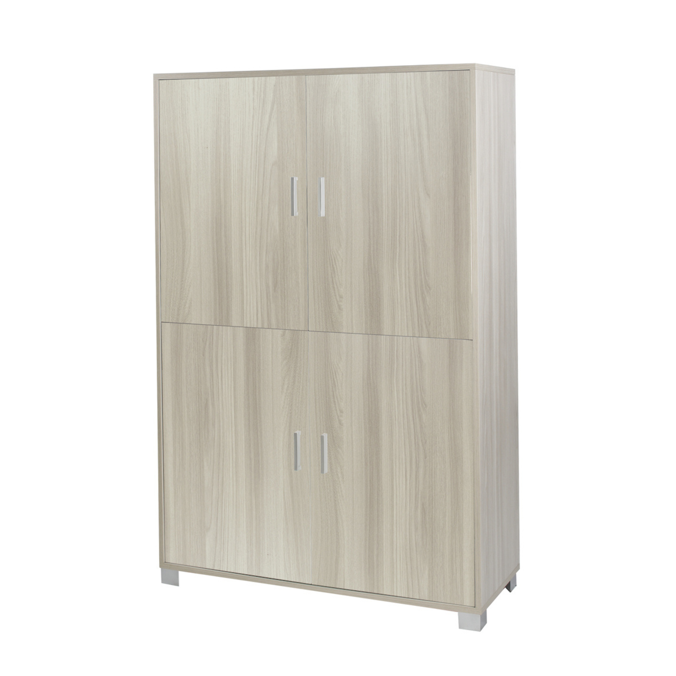 "Enigma" 4-door multipurpose wooden wardrobe, resistant and elegant, 108x41 cm, 161h