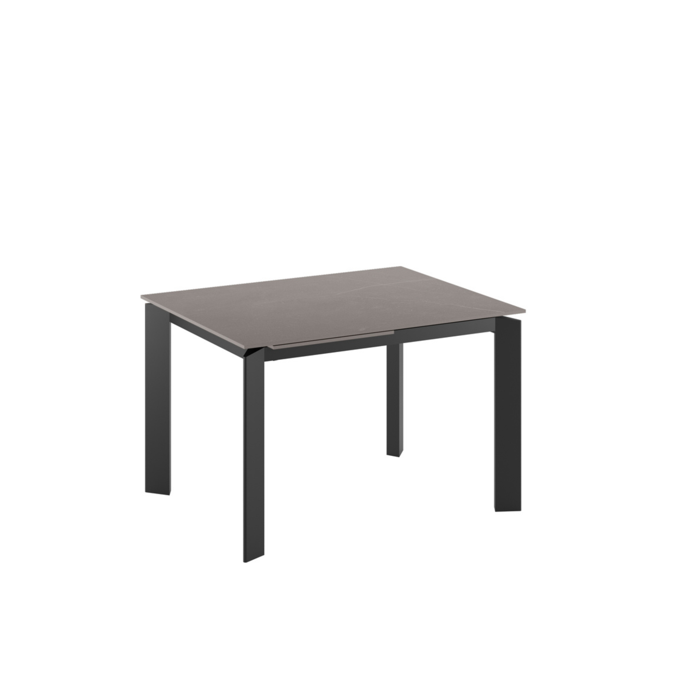 Tavolo elegante allungabile in ceramica "Digits" 8 posti cm 120/170x80 75h