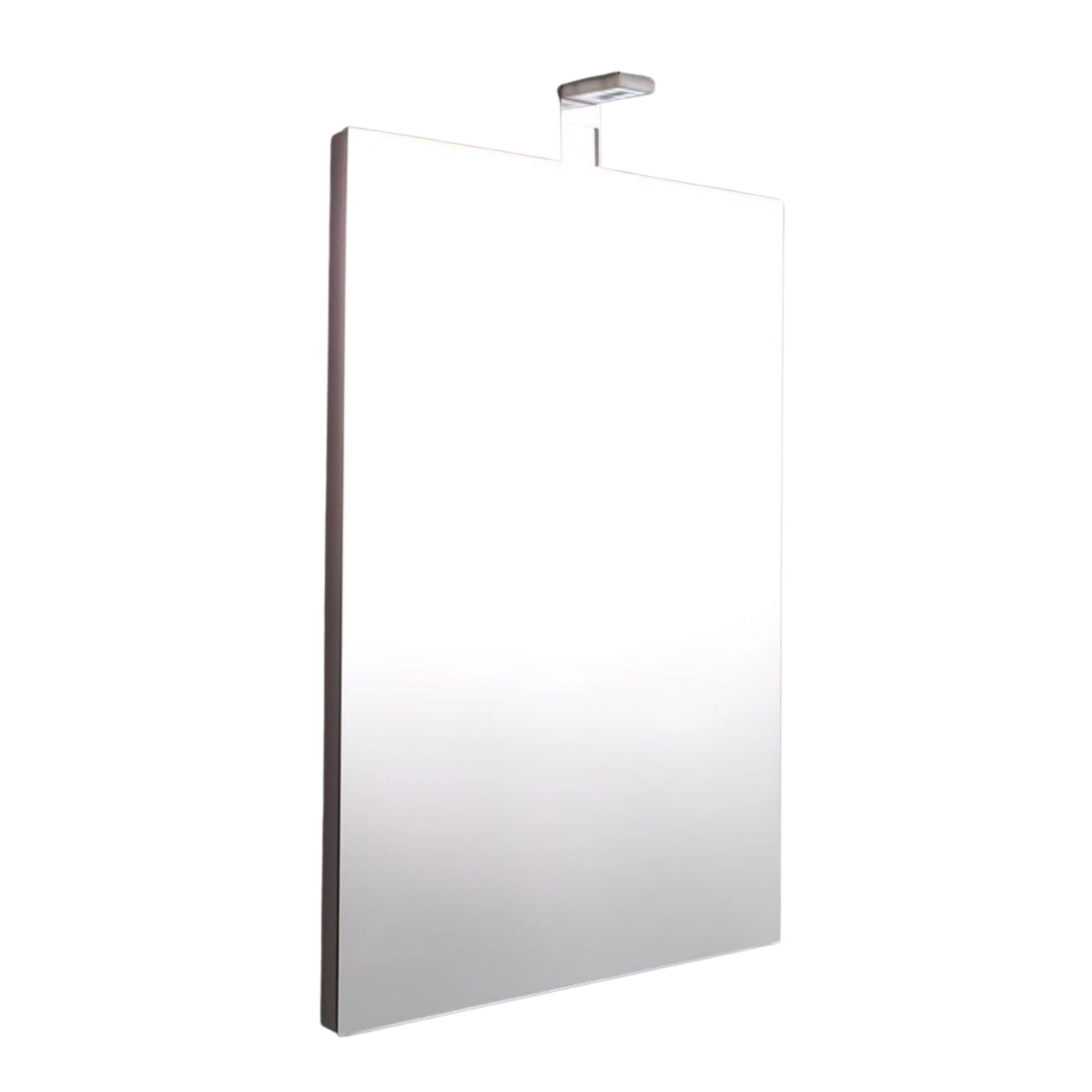 Miroir LED rectangulaire « Salem » sans cadre avec lampe 50x70 cm