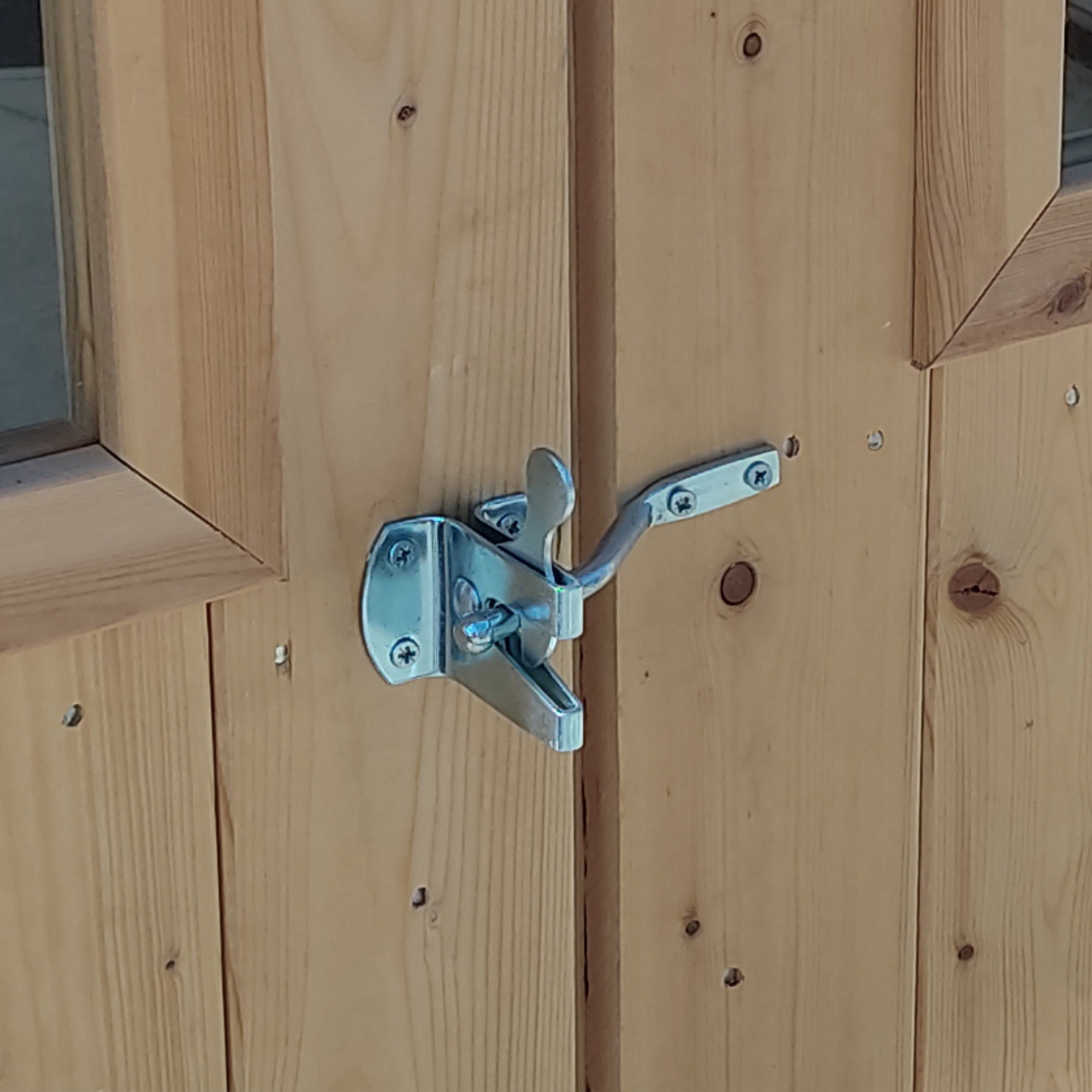 "Hobby" wooden garden shed with double French doors, 200x200 cm, 200 cm high