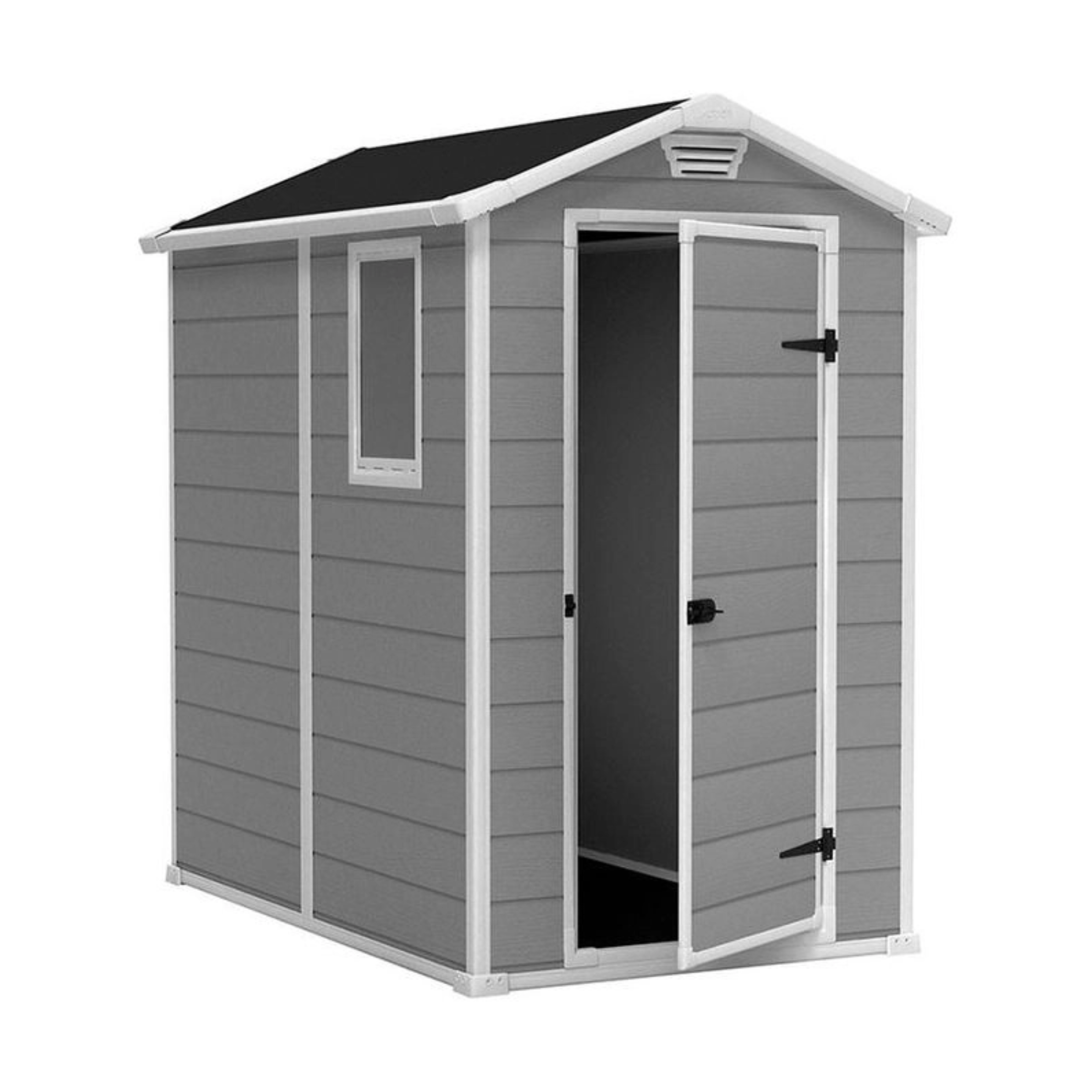 "SunBlossom" resin garden house with side window 130x192 cm 198h