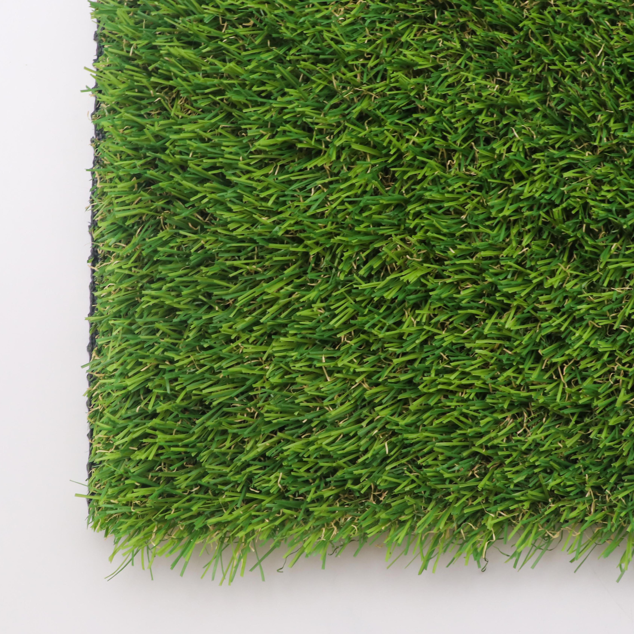 "Happes" synthetic grass with yellow fiber for the garden, high-quality draining lawn.