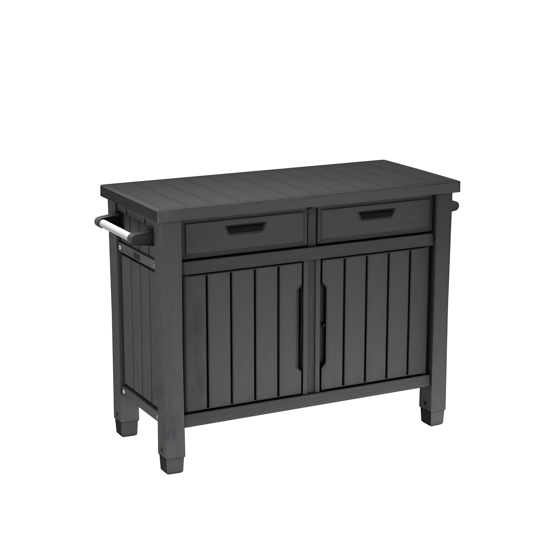 "Unity XL" 2-door resin BBQ table, 134x51.7 cm, 90cm high