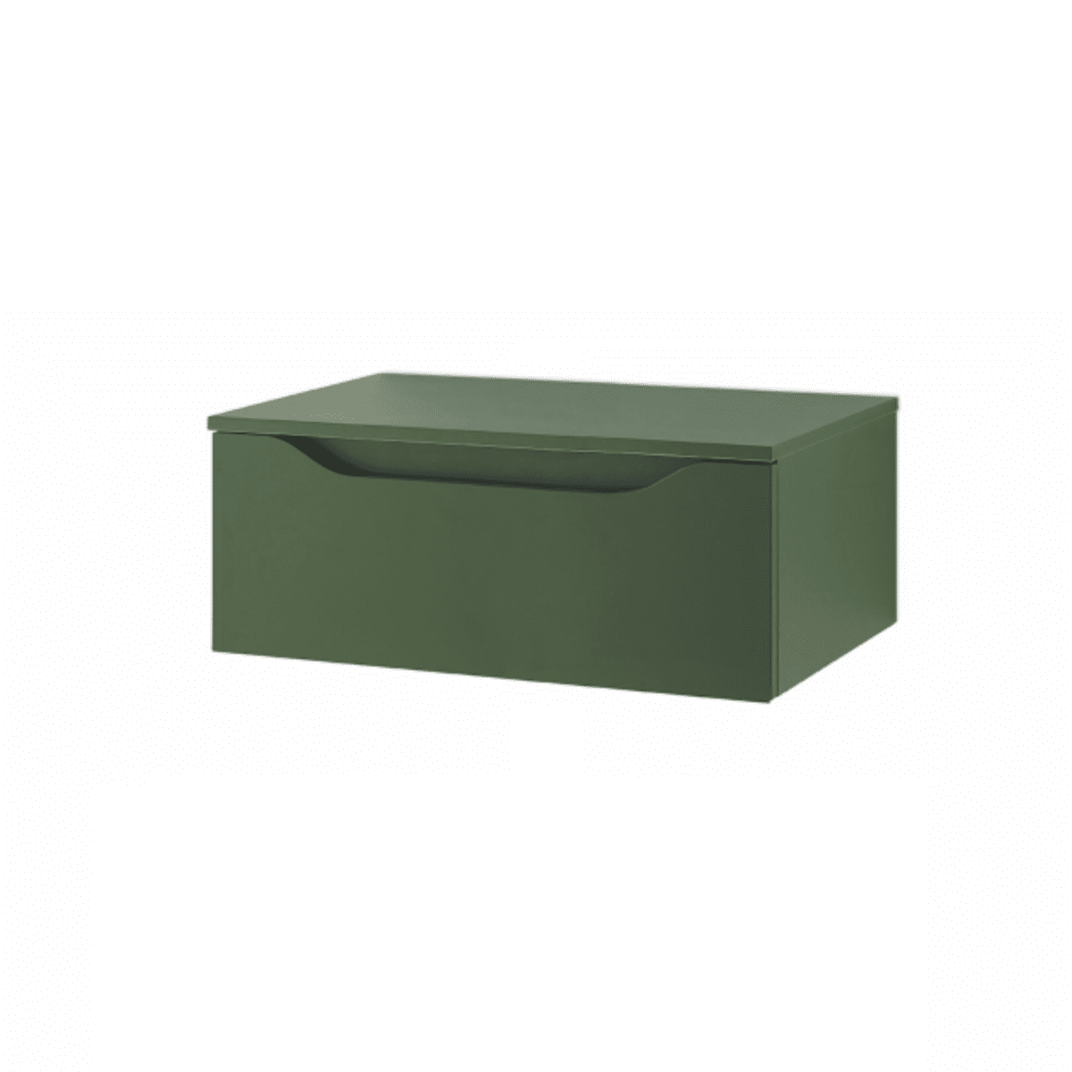 Mobile bagno sospeso "Lotus" 2 cassetti specchio lavabo Top scaletta step - MondoViro