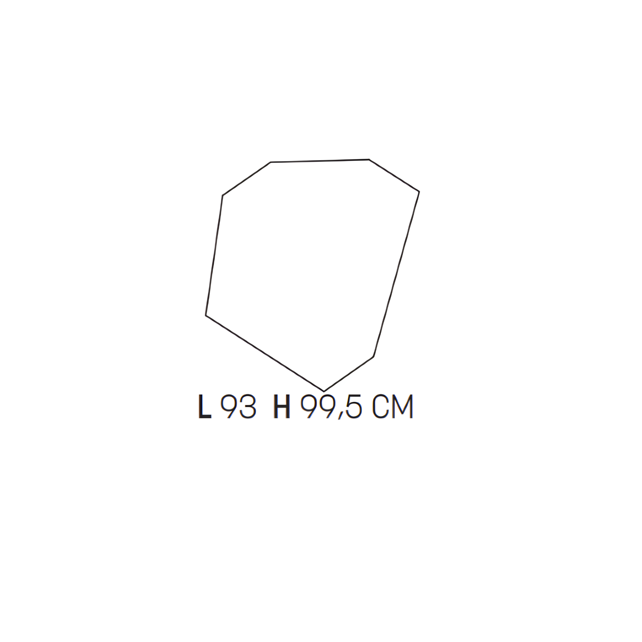 "Eliot" wooden bathroom cabinet with 2 sink drawers and suspended column