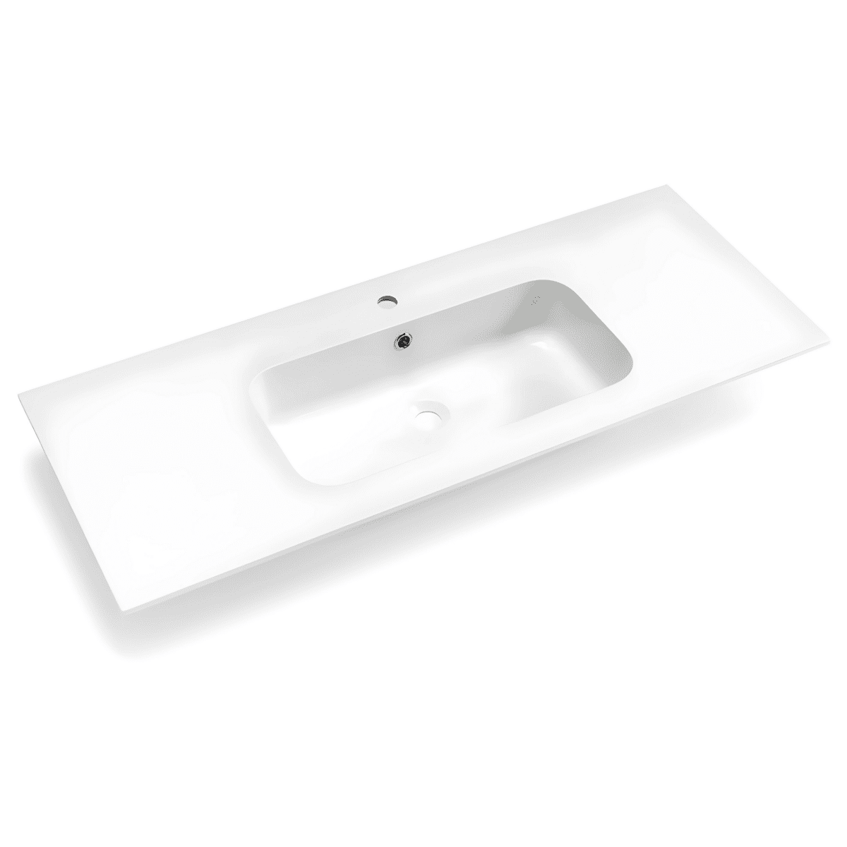 Mobile da bagno sospeso "Tango120" con 2 cassetti 2 ante e specchio Led - MondoViro