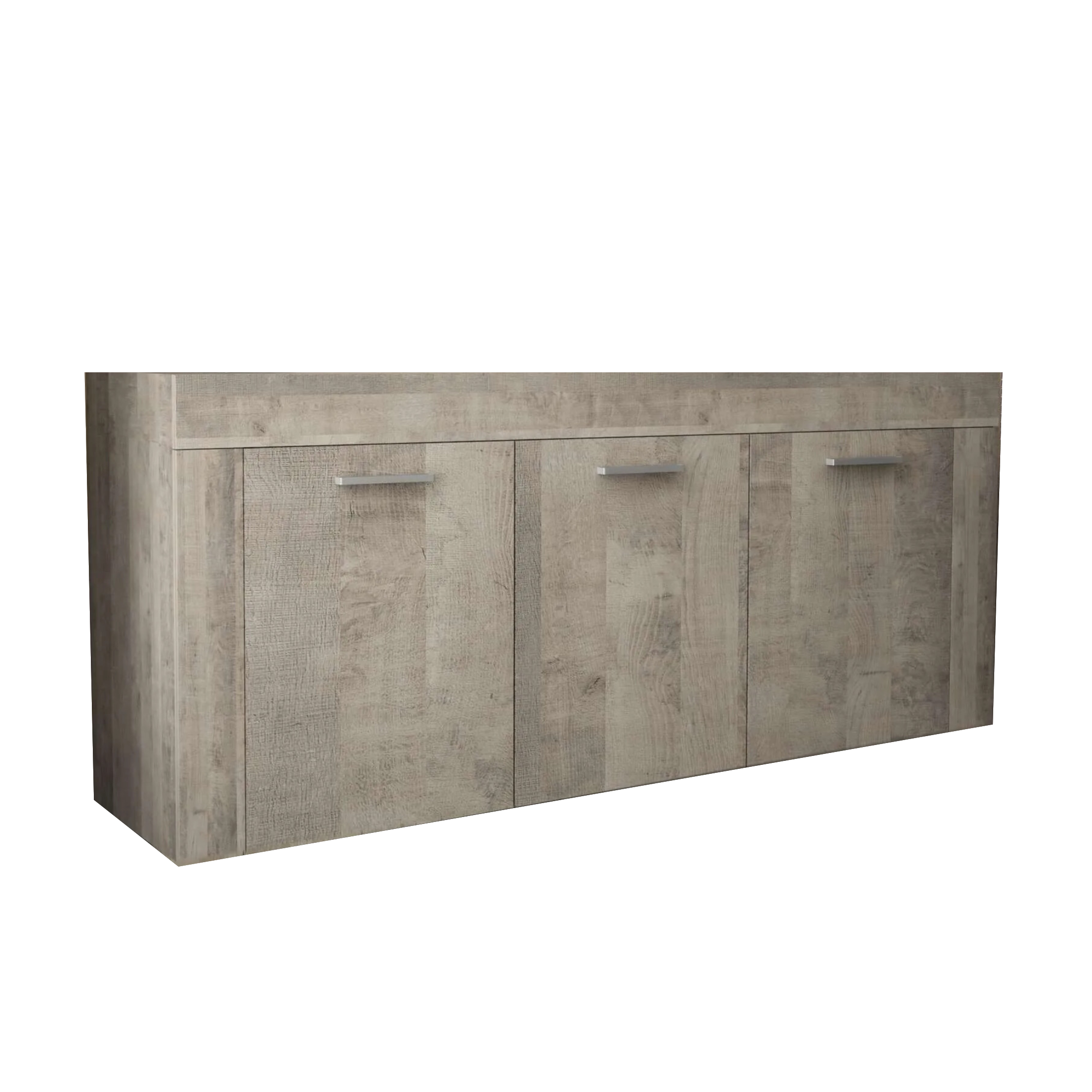 "K083" sideboard buffet sideboard wooden cabinet with 3 doors for living room cm 150x41 82h