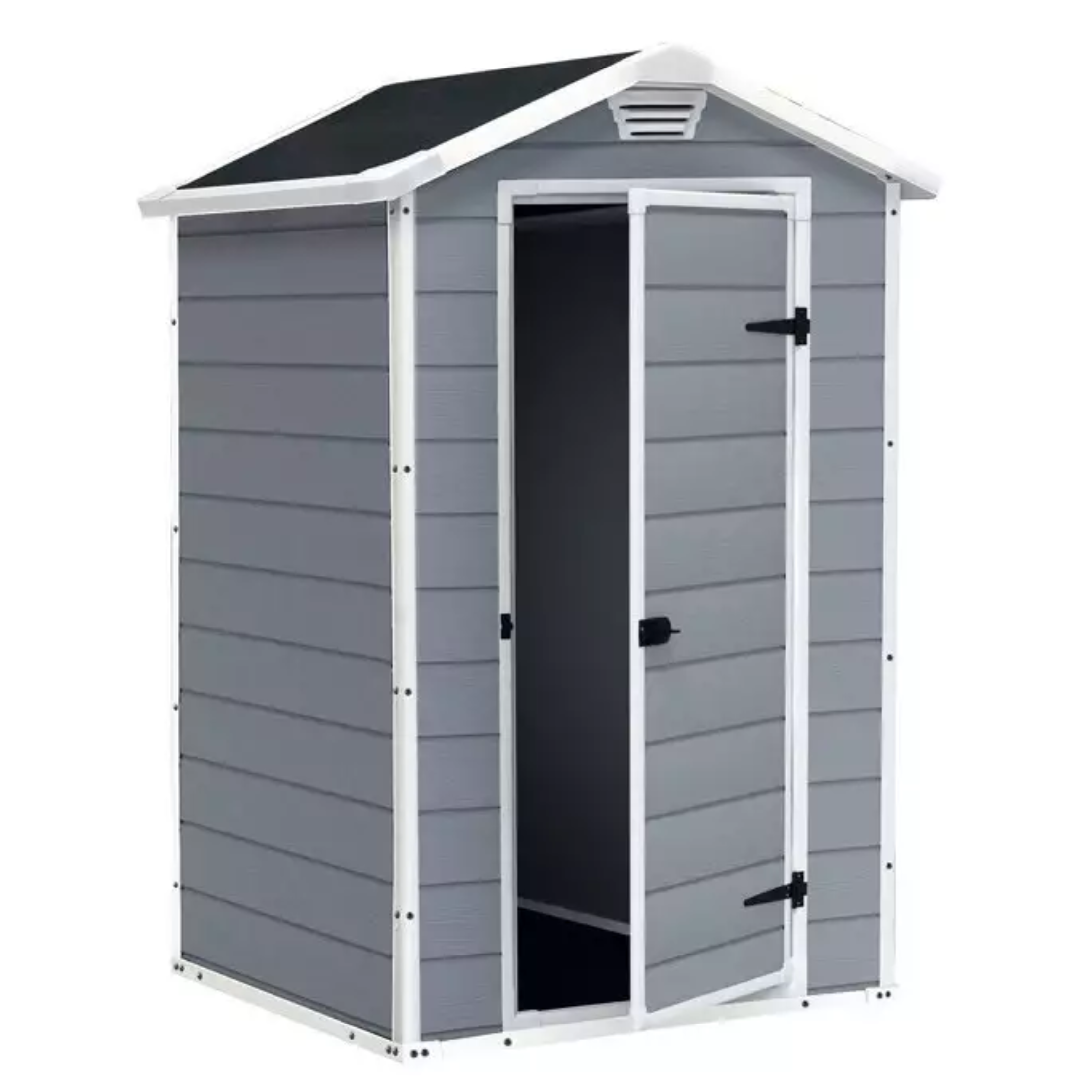 Resin garden shed with 1 door "Stilos" 129x103 cm 196h
