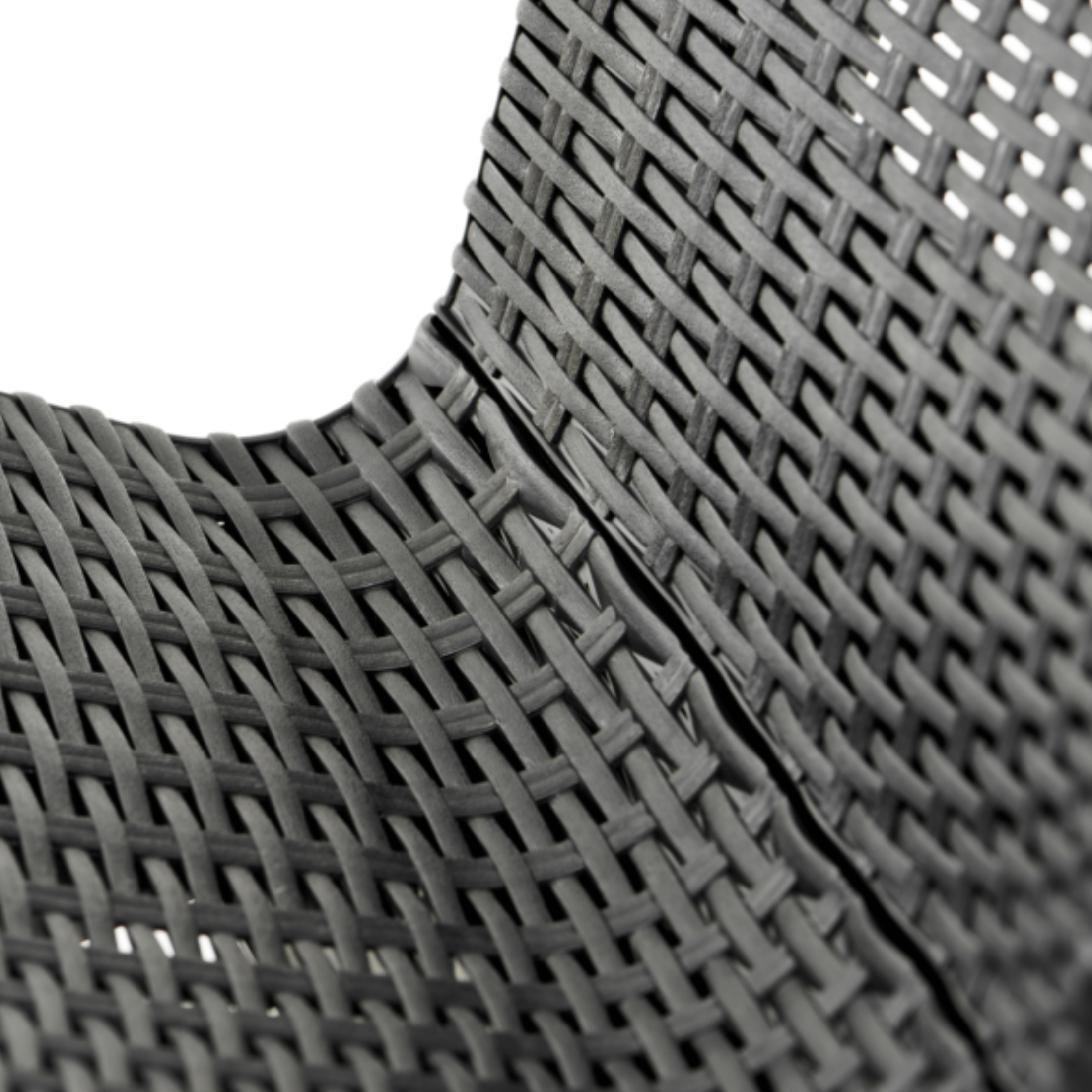 "Rio Balcony" resin outdoor set with 2 armchairs and 1 modern table