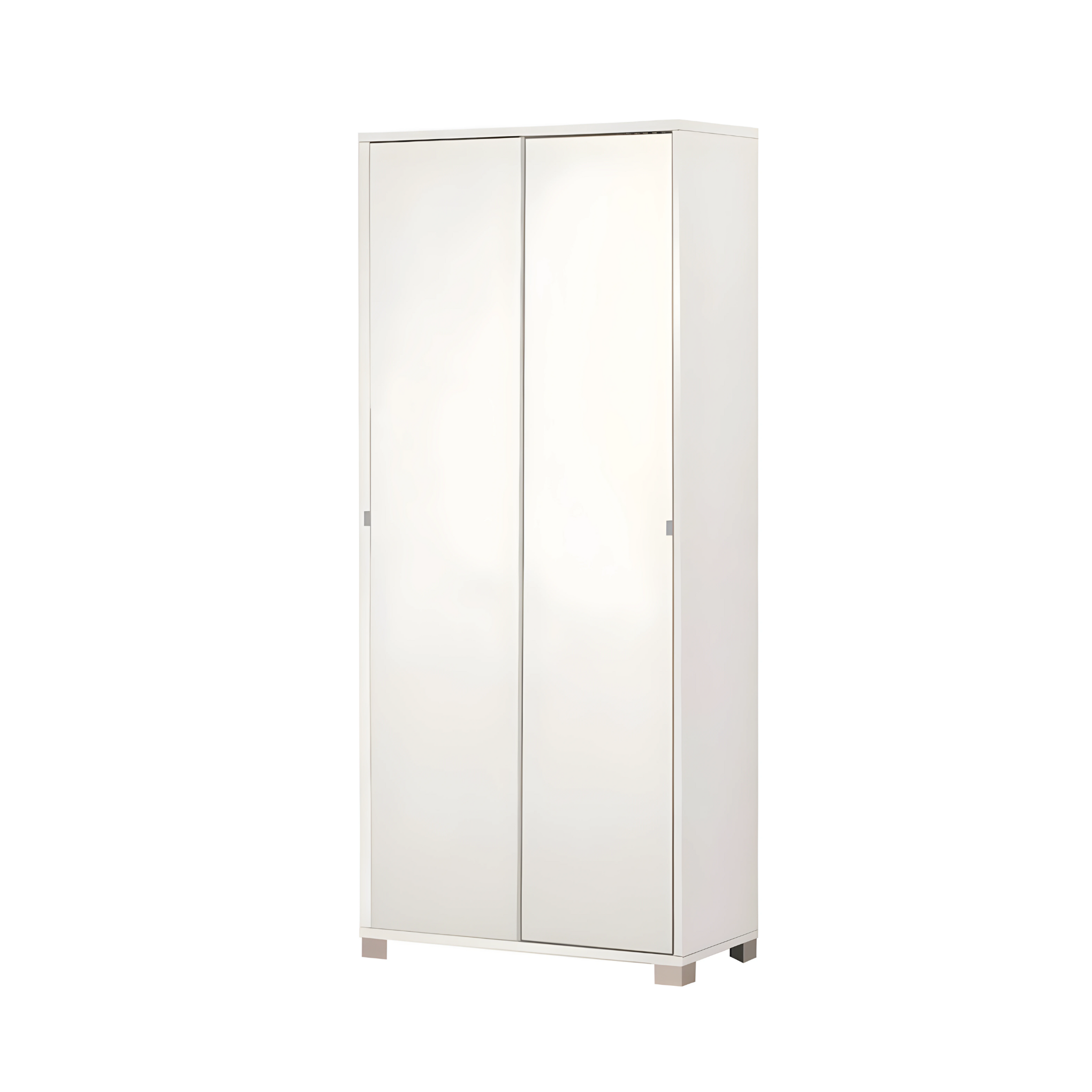 "Slide" 2-door wooden wardrobe with sliding doors, 82x41 cm, 190 cm high