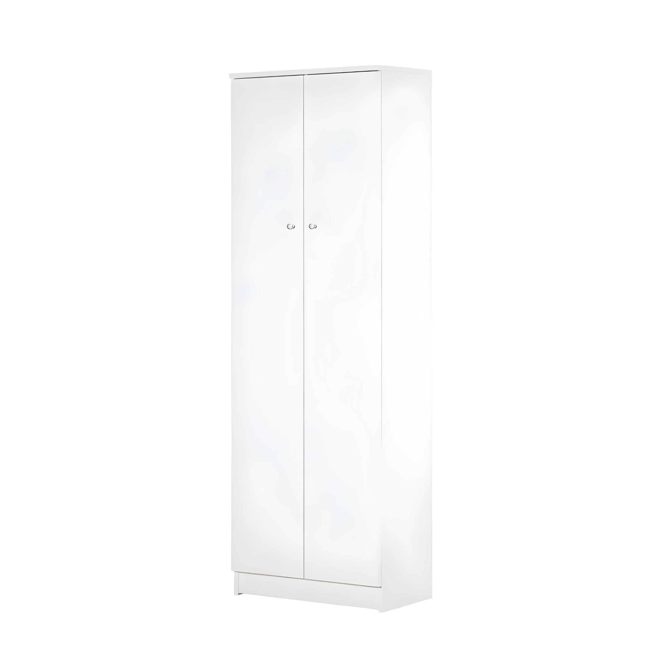 Modern "Gioia" 2-door wooden entrance hall cabinet, 62x34 cm, 183 cm high