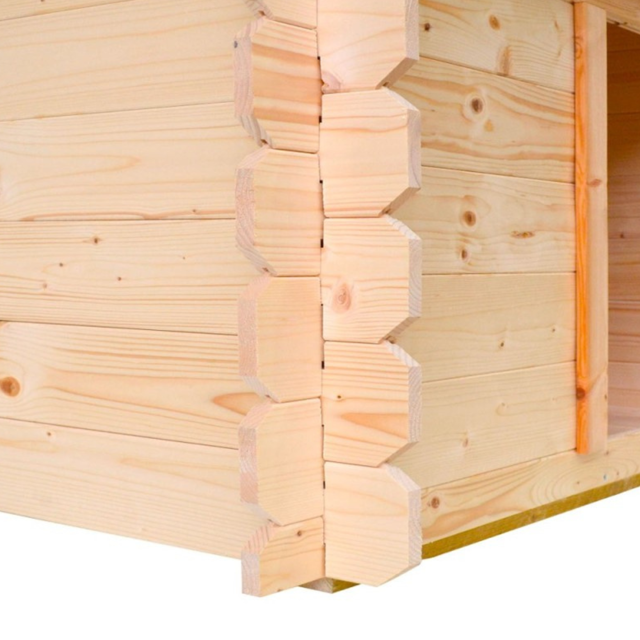 "Laila" Outdoor Wooden Dog Kennel, 77 x 60 cm, 64 cm high