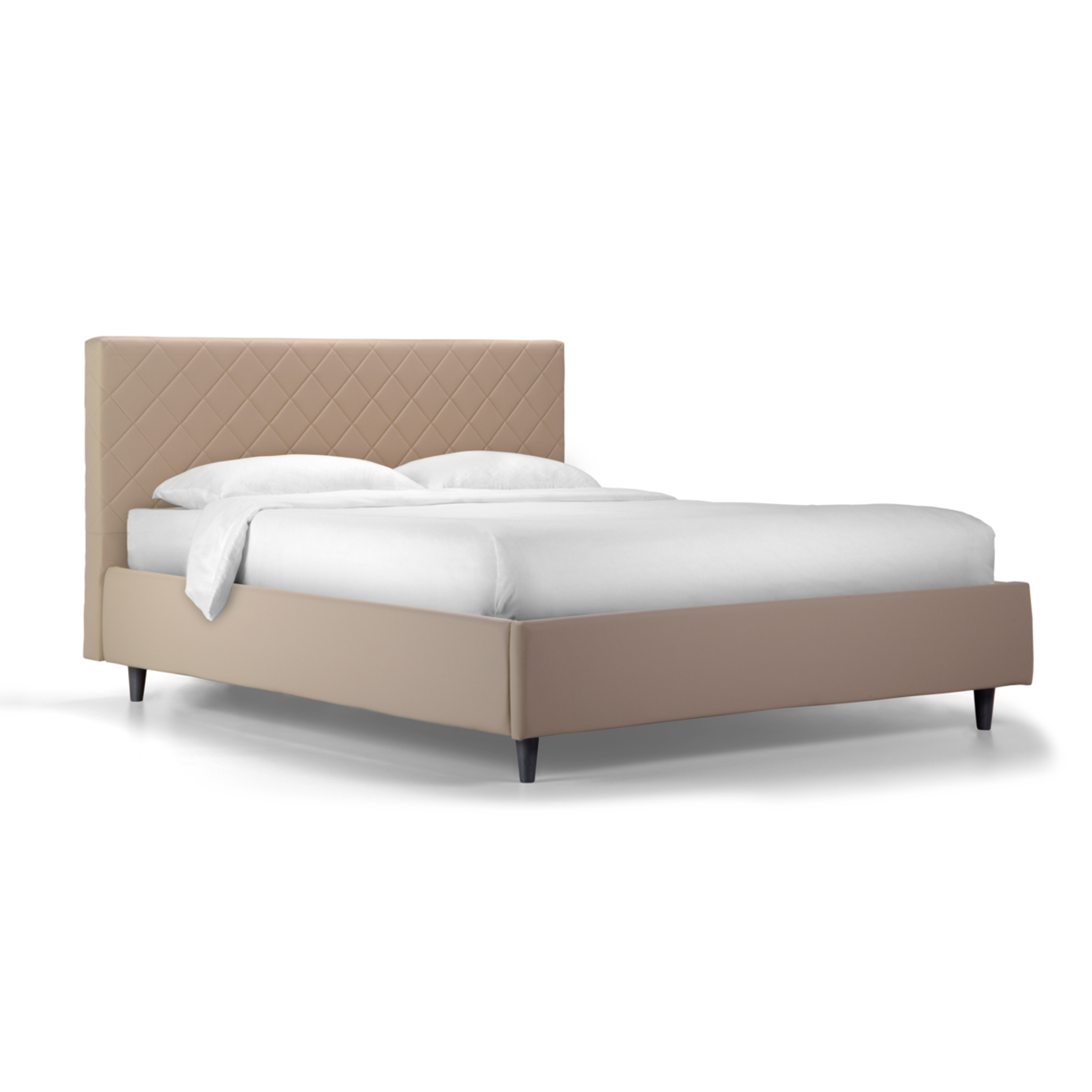 "Rio" storage bed in vegan leather
